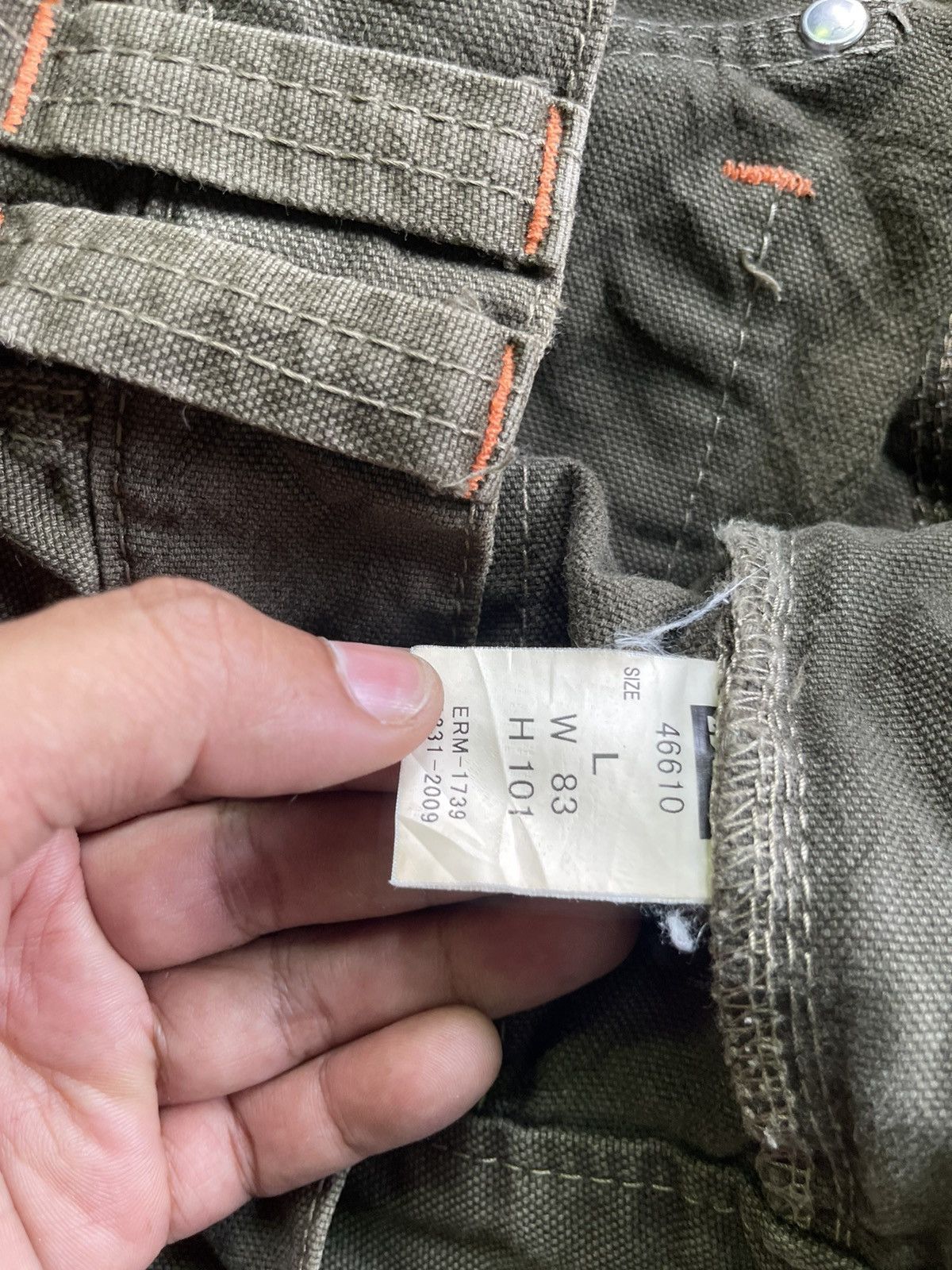 Edwin × Vintage Edwin Vintage Cargo Pants - Functional Heritage Design Size US 34 / EU 50 - 4 Thumbnail
