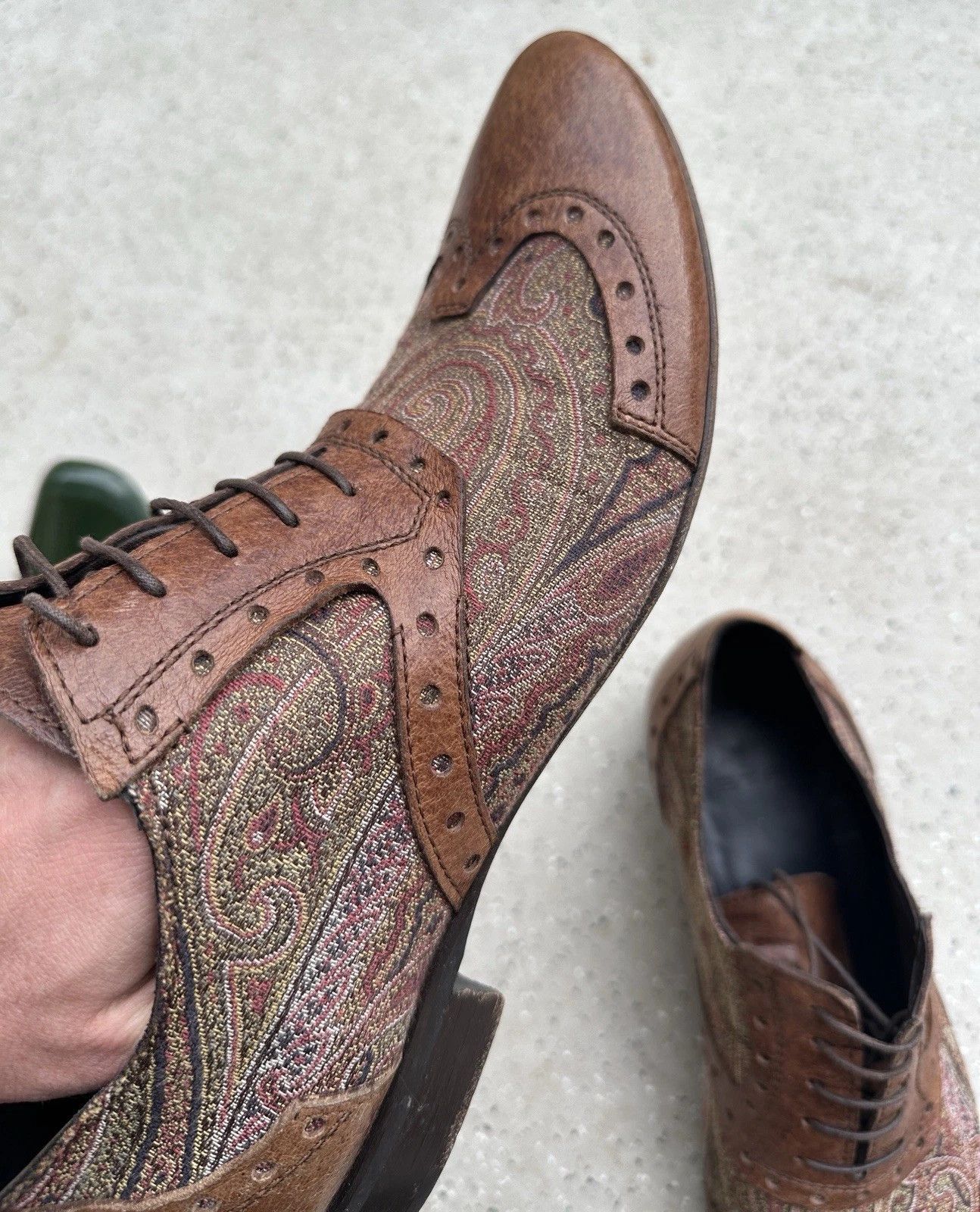Etro Mens Etro Paisley Shoes Oxford Size 41 Size US 8 / EU 41 - 13 Thumbnail