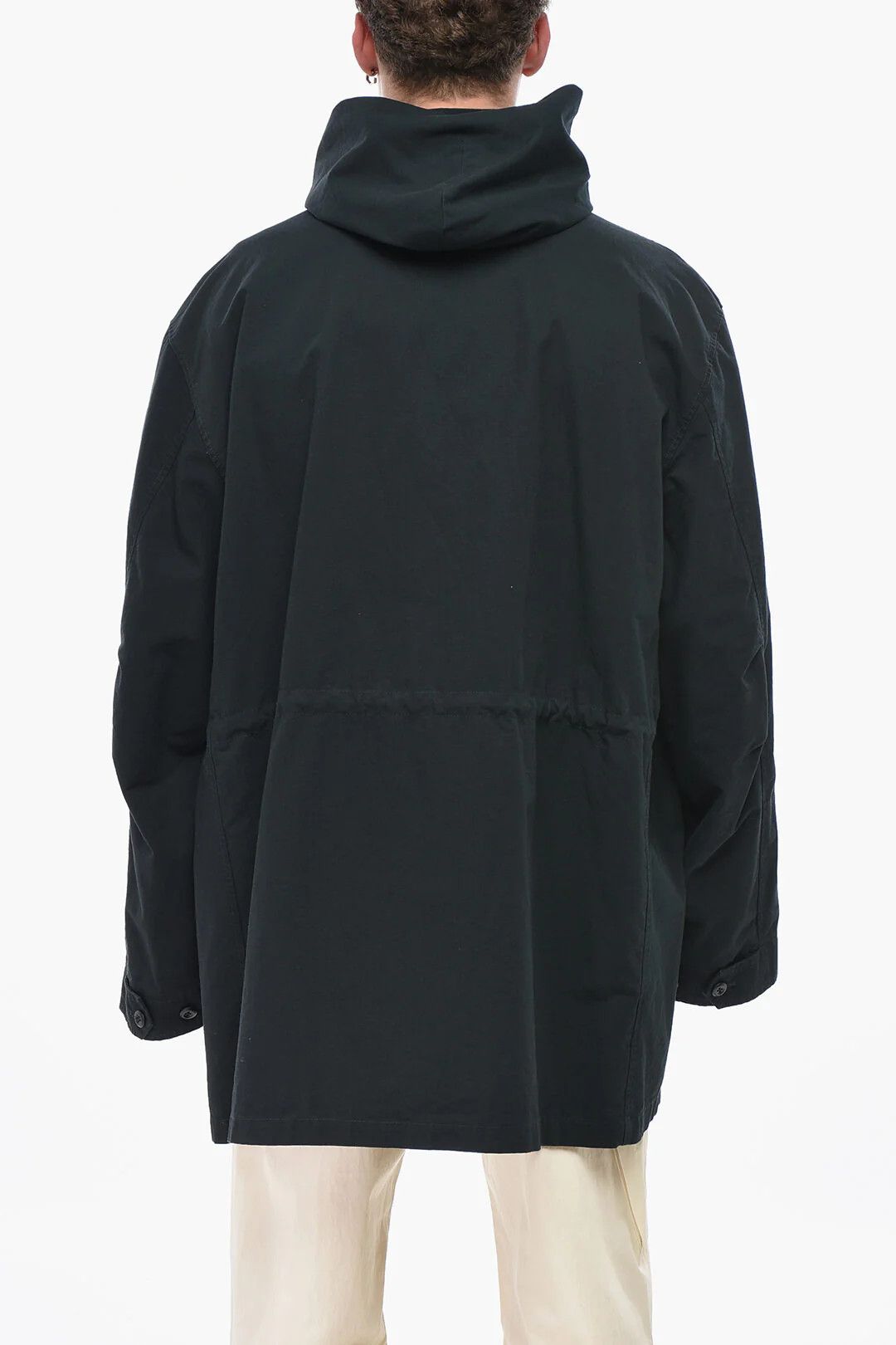 Balenciaga og1mm0426 Cotton Utility Jacket in Black Size US M / EU 48-50 / 2 - 2 Thumbnail