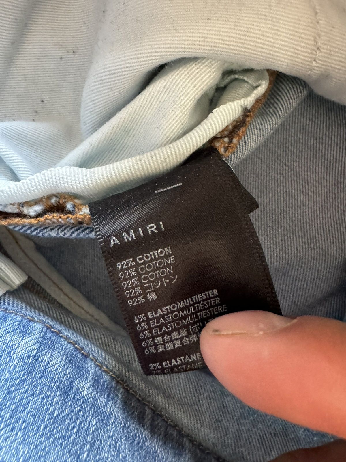Amiri Amiri Zig Zag jeans 31 Size US 31 - 8 Thumbnail