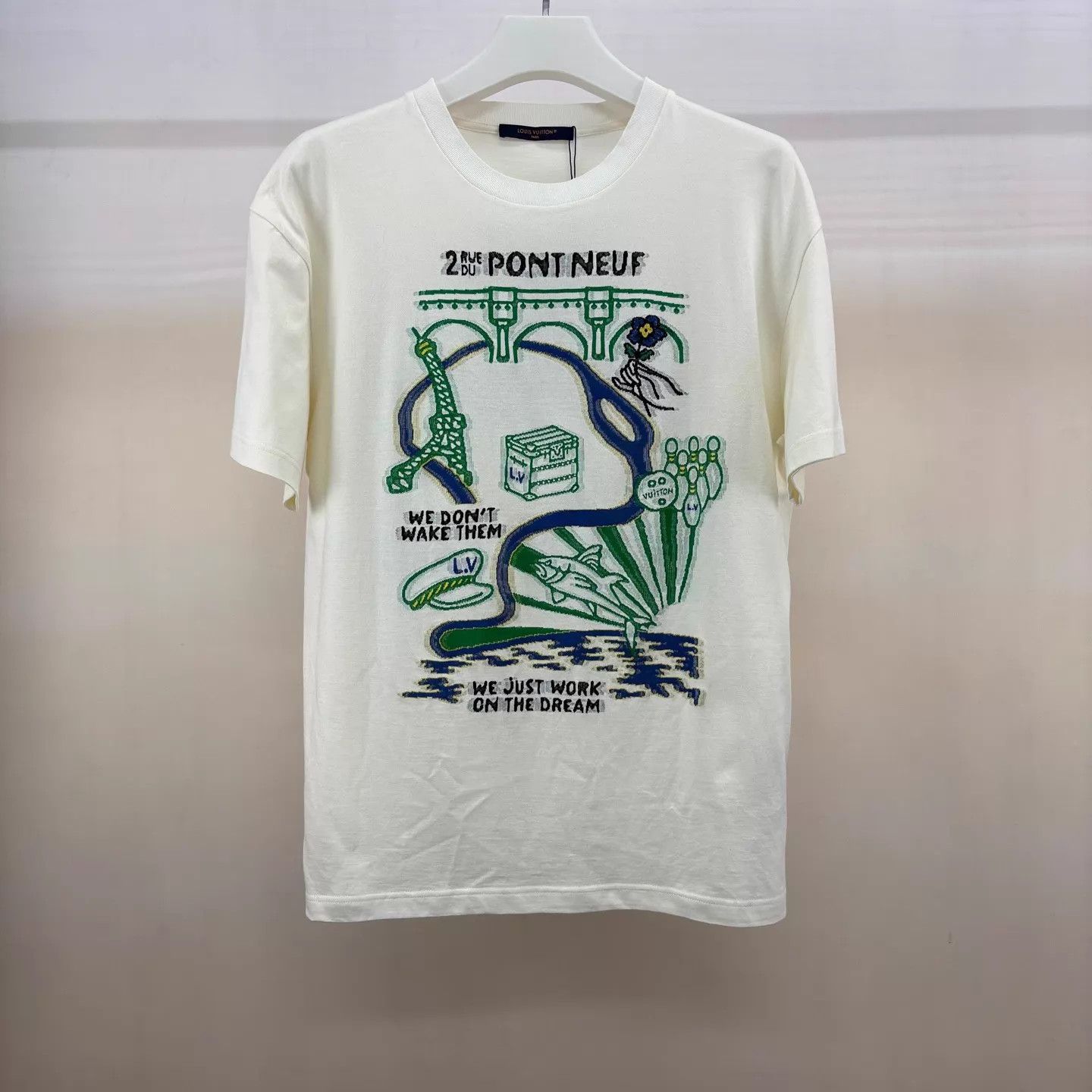 Louis Vuitton Louis Vuitton Pont Neuf SS Tee L/XXL IT 100% Cotton Size US L / EU 52-54 / 3 - 1 Thumbnail