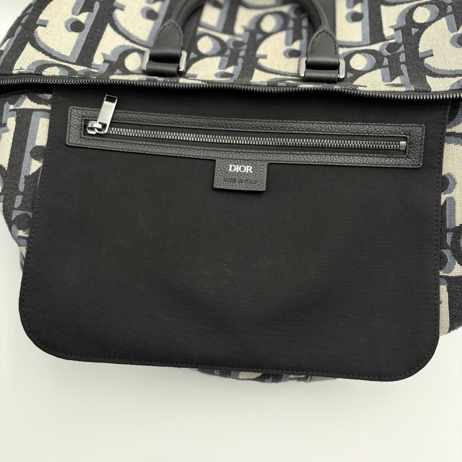 Dior Dior Oblique Jacquard Maxi Weekender 40 Bag | SUPER CLEAN! Size ONE SIZE - 19 Thumbnail