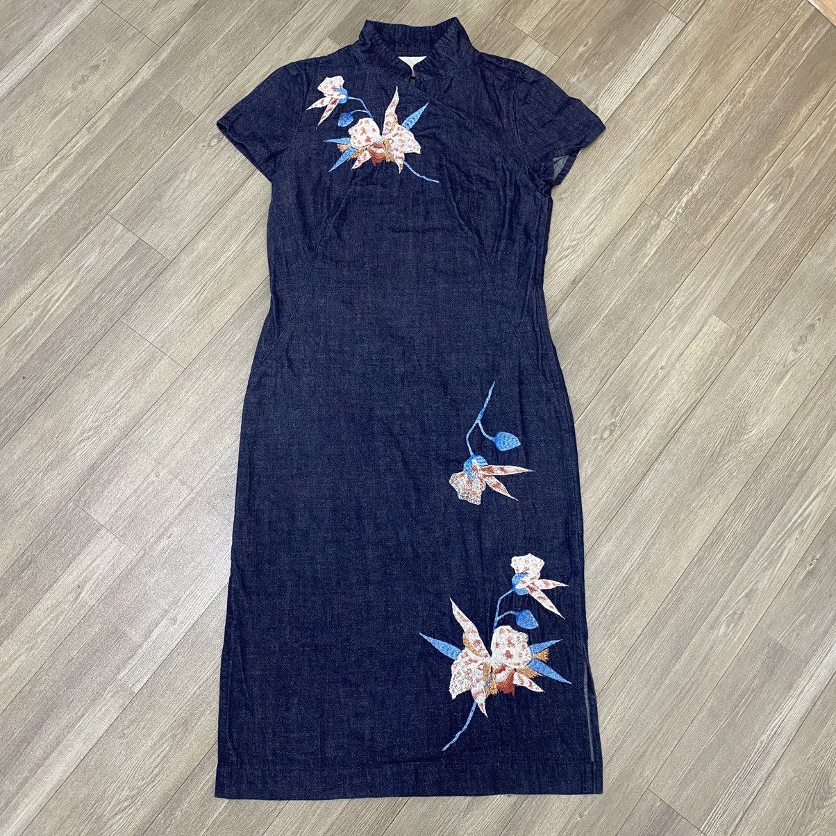Japanese Brand × Vintage Junko Shimada Embroidery Japnese Style DRESS Size S / US 4 / IT 40 - 1 Thumbnail