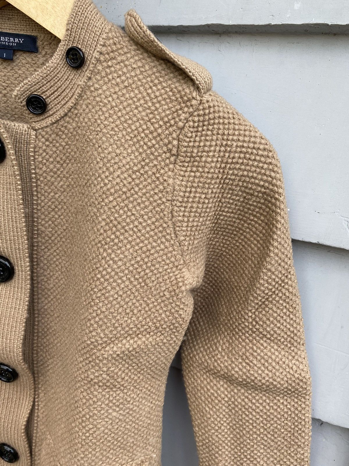 Burberry Burberry London Knit Coat Field Jacket Vintage Heritage Look Size XS / US 0-2 / IT 36-38 - 5 Thumbnail