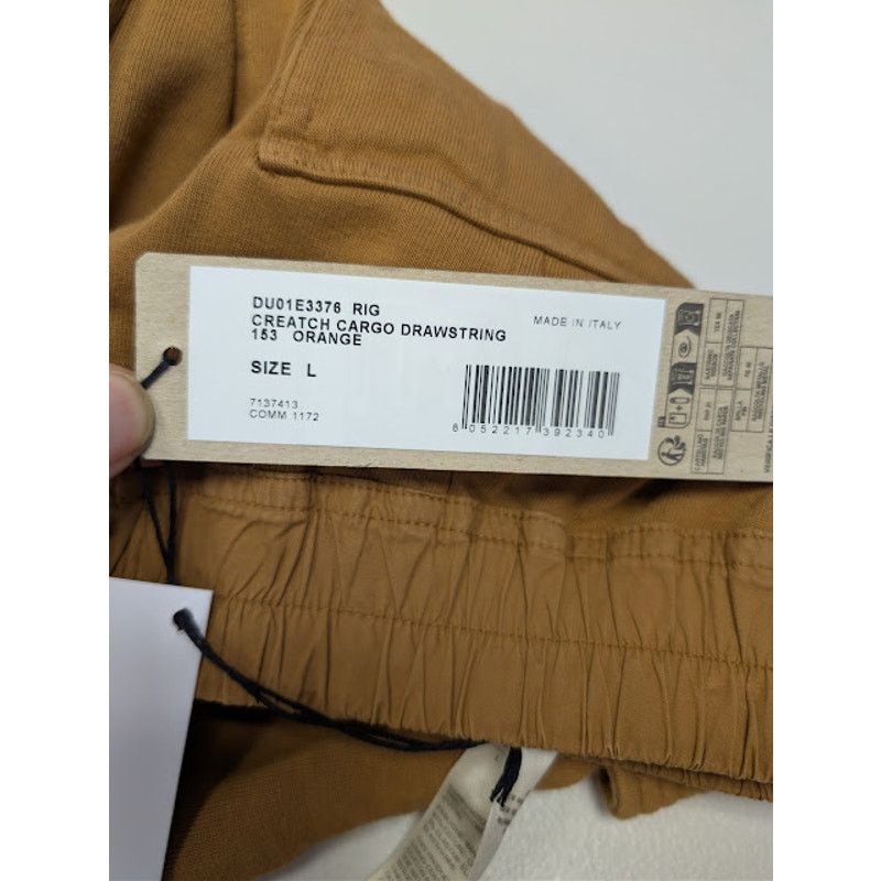 Rick Owens Drkshdw o1rshd1 Creatch Cargo Drawstring Pants in Orange Size US 34 / EU 50 - 18 Thumbnail