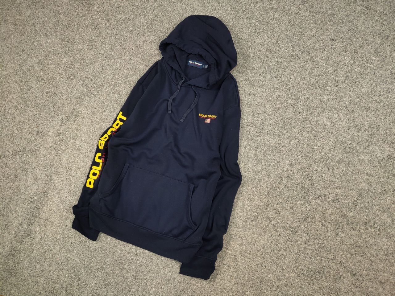 Polo Ralph Lauren Vintage 90's Polo Sport Ralph Lauren logo blue Hoodie Size US XL / EU 56 / 4 - 3 Thumbnail