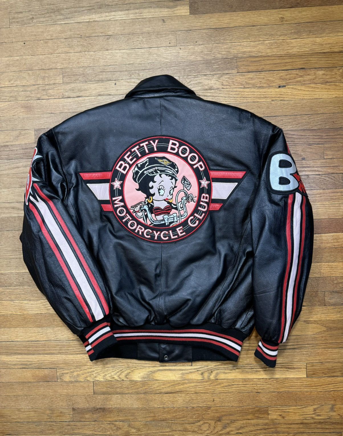 Betty boop Motorcycle Club Mサイズ ブラック Vintage Vintage Betty