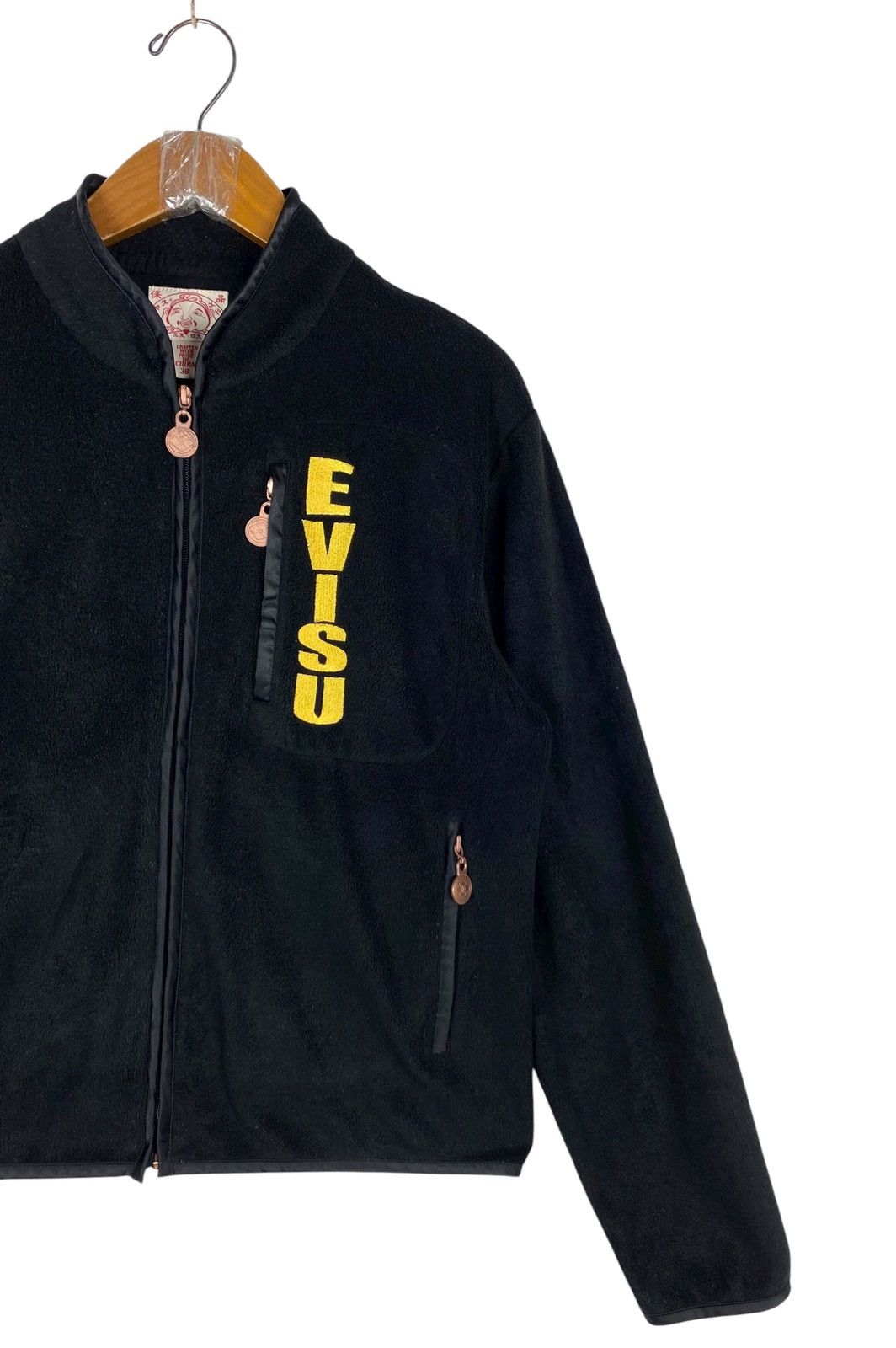 Evisu Rare‼️ Evisu Big Logo Fleece Zipper Size M / US 6-8 / IT 42-44 - 5 Thumbnail