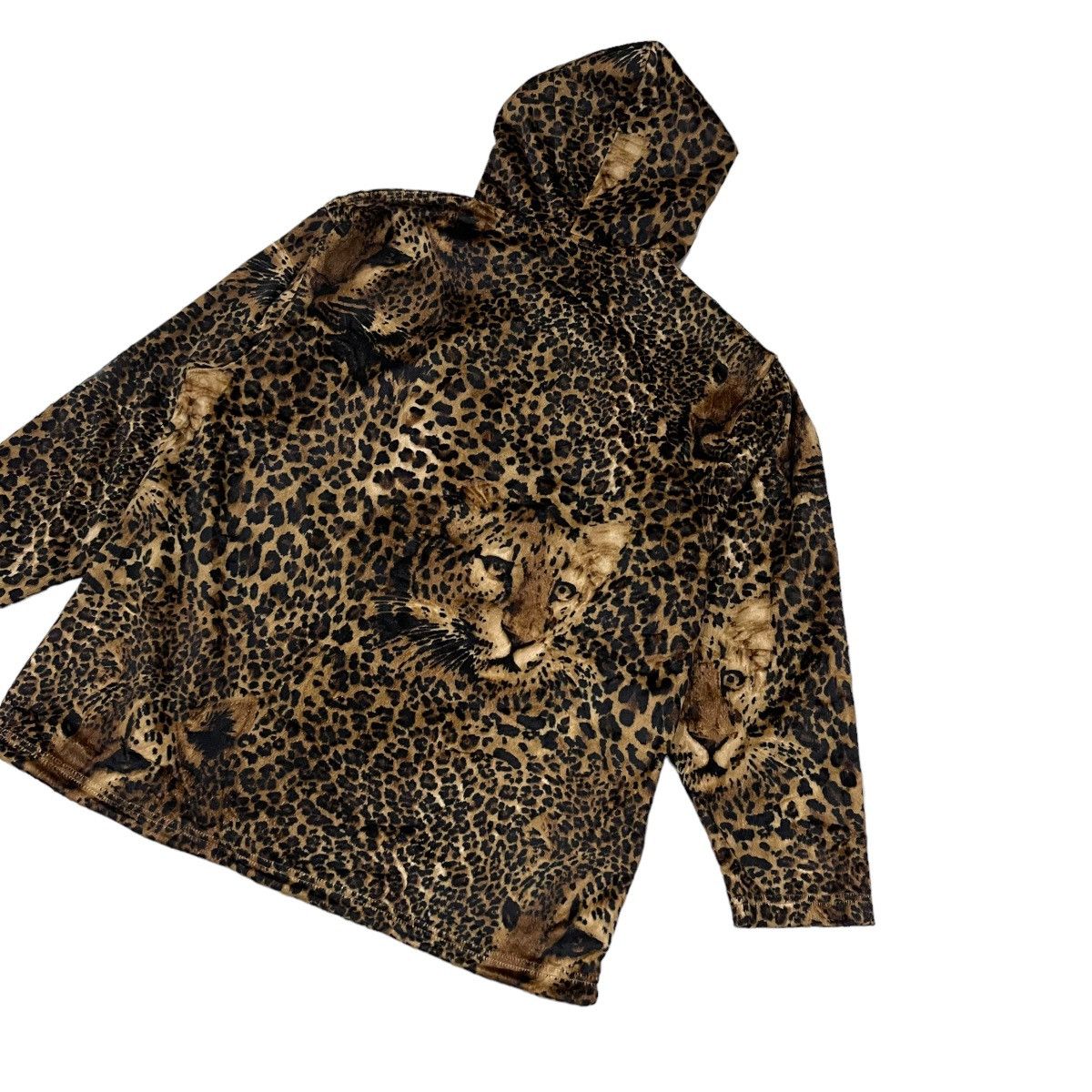 Art Comes First 🔥Vintage Planet Blue Island Leopard Print Hoodie Jacket Size US M / EU 48-50 / 2 - 11 Thumbnail