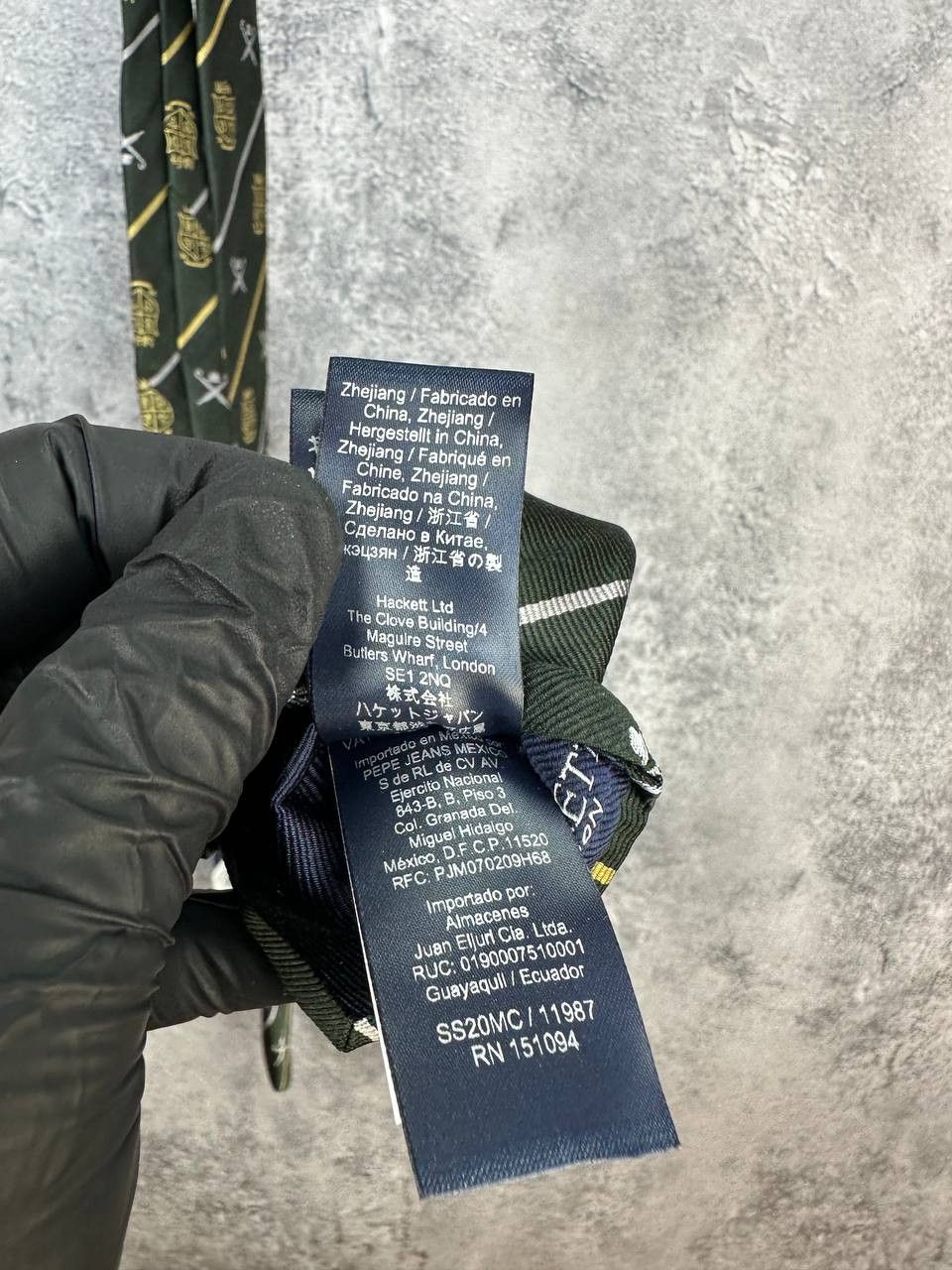Hackett NWT Hackett London Lions Crest Silk Tie Green Multi One Size Size ONE SIZE - 5 Thumbnail