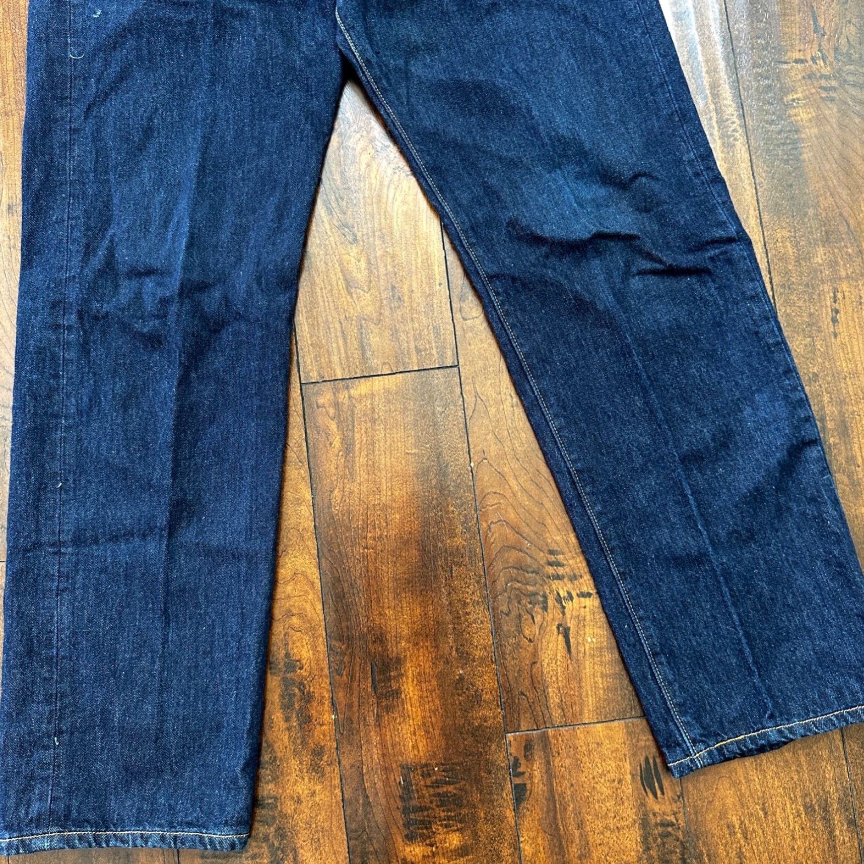 Levi's VINTAGE Levi's 501 Jeans Mens 34x32 Dark Wash Denim Straight 90s 2000s Classic Comfort Size US 34 / EU 50 - 3 Thumbnail