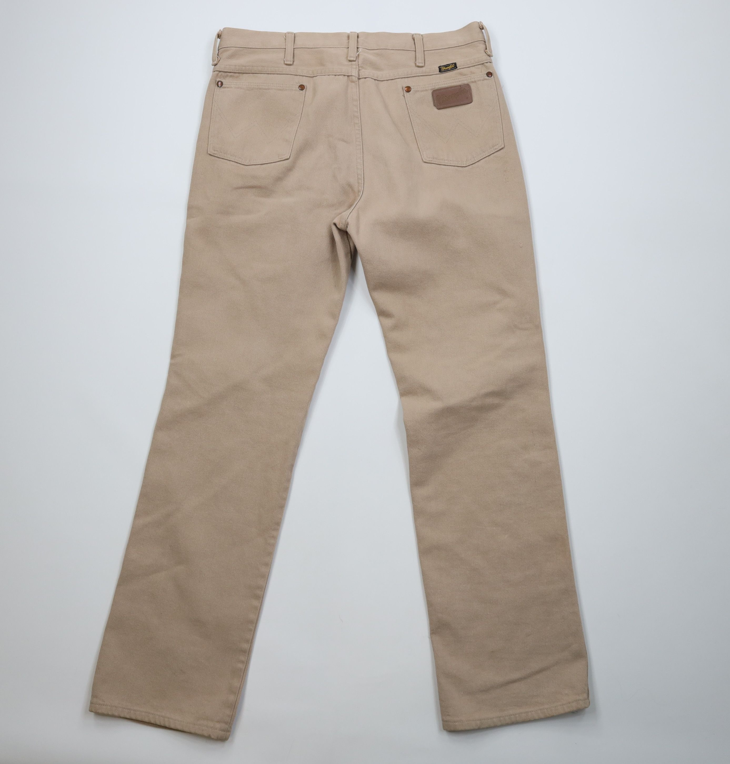 Eddie Bauer Vintage 90s Eddie Bauer Bootcut Wide Leg Jeans Tan USA Size US 36 / EU 52 - 10 Thumbnail