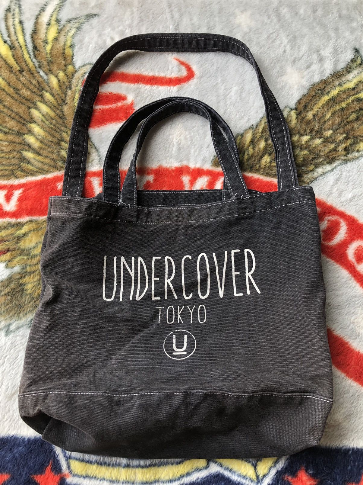 Undercover Vintage Undercover Tokyo Canvas Tote Bag Black Size ONE SIZE - 4 Thumbnail