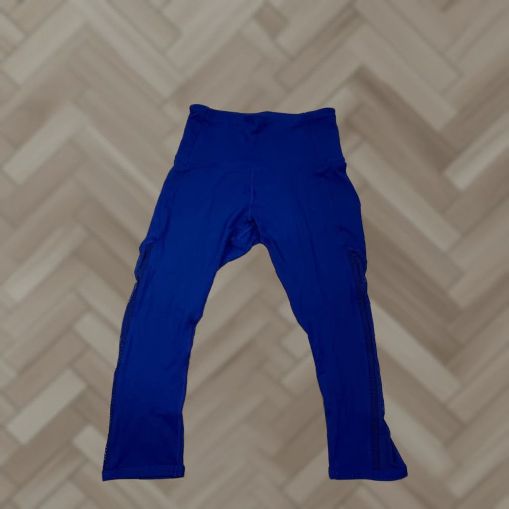 Vintage Lorna Jane Leggings Capri Women S Blue Activewear 4521 Capri Leg Compression Womens Size 28" / US 6 / IT 42 - 1 Thumbnail