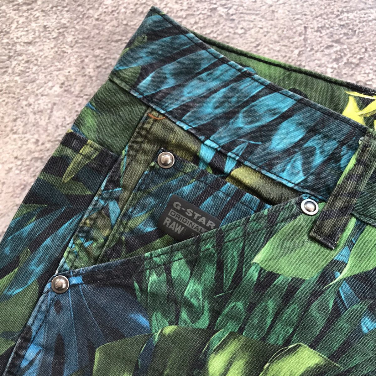 Vintage Vintage Y2K Jungle Floral Print Baggy Pants Streetwear 26 Size US 26 / EU 42 - 4 Thumbnail