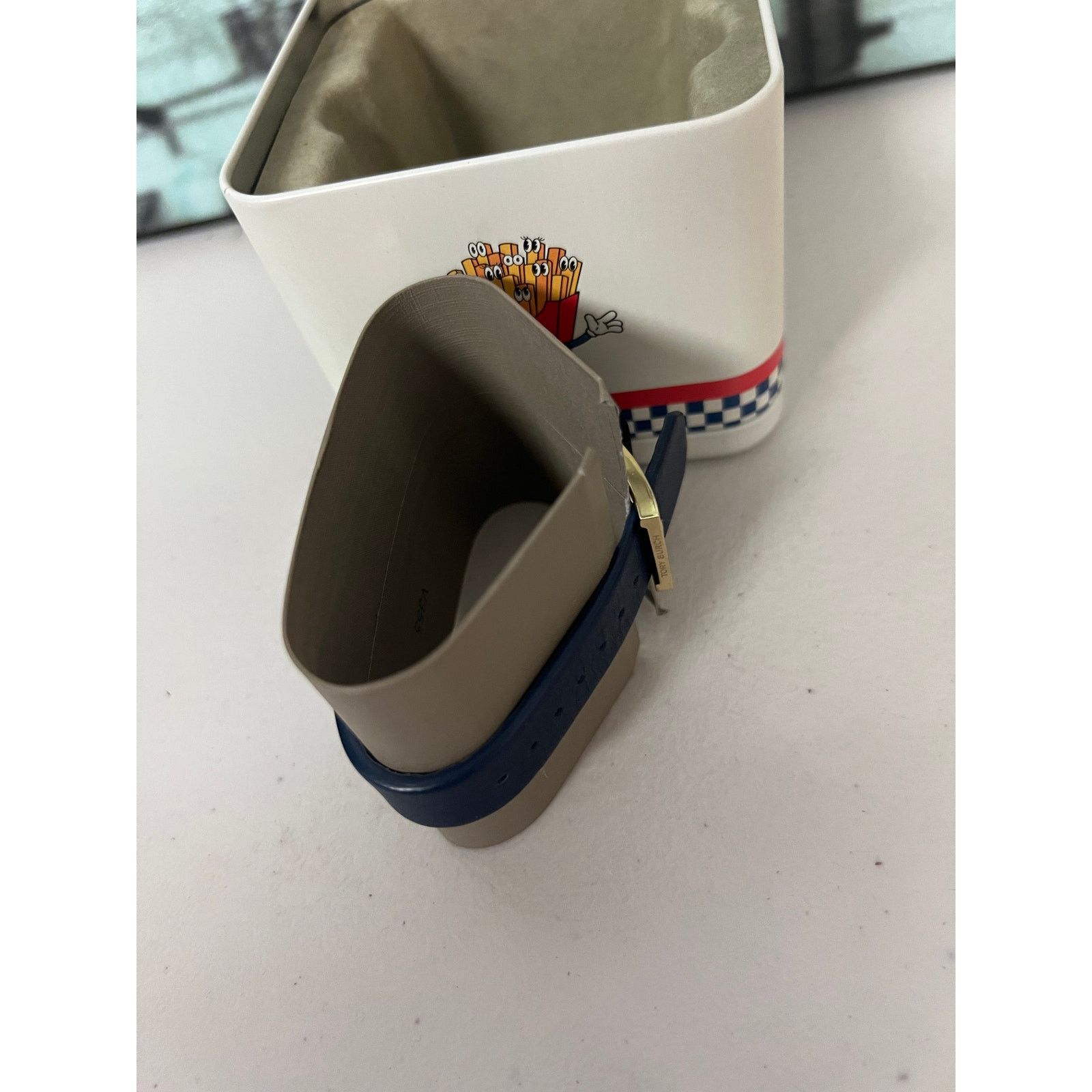 Tory Burch TRB4003 Reva Navy Leather Strap 28mm Swiss Watch Tory Burch TRB4003 Reva Navy Leather Strap 28mm Swiss Watch main image 4