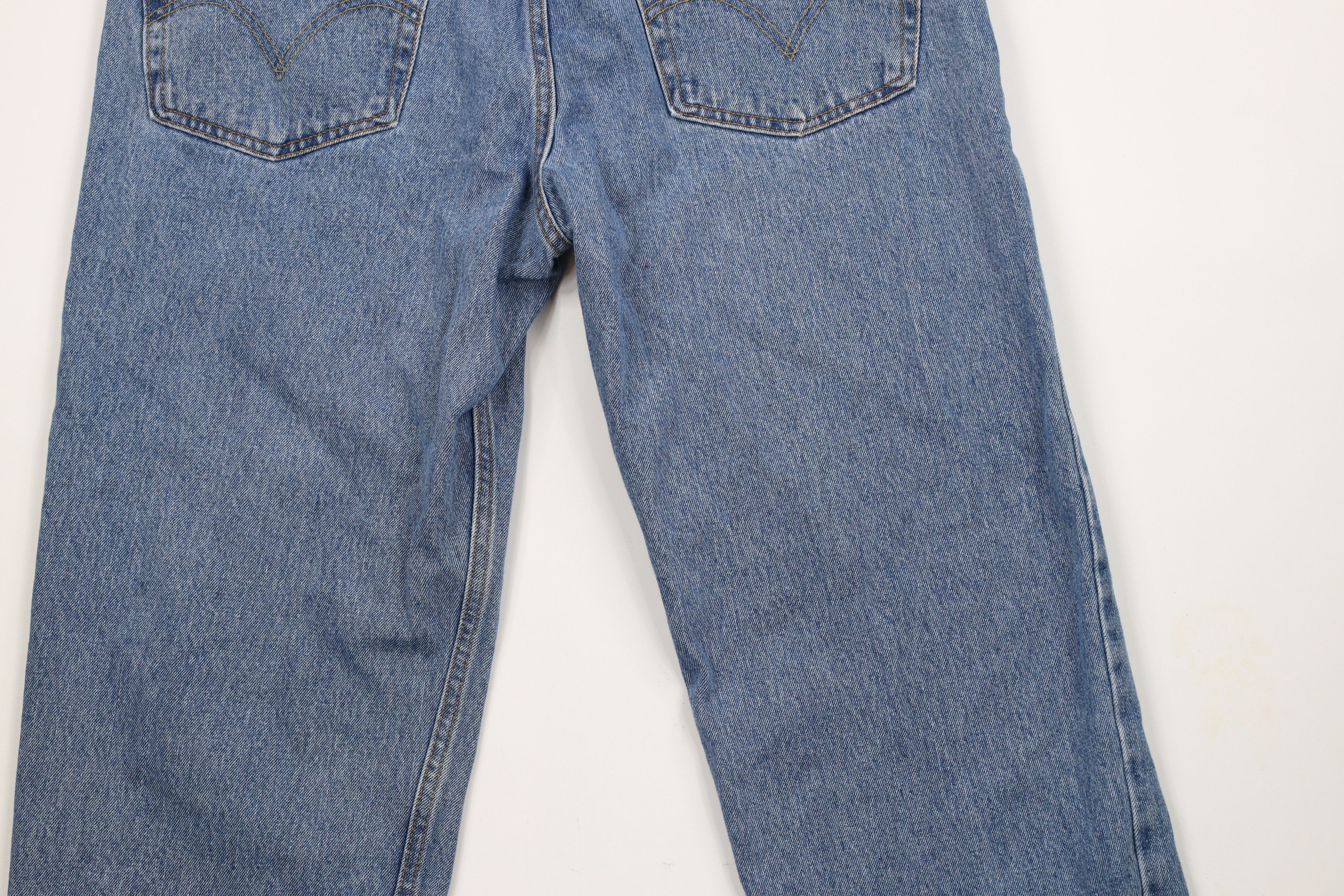 Levi's × Vintage Vintage Y2K Levis 550 Relaxed Fit Denim Jeans Blue Cotton Size US 38 / EU 54 - 9 Thumbnail