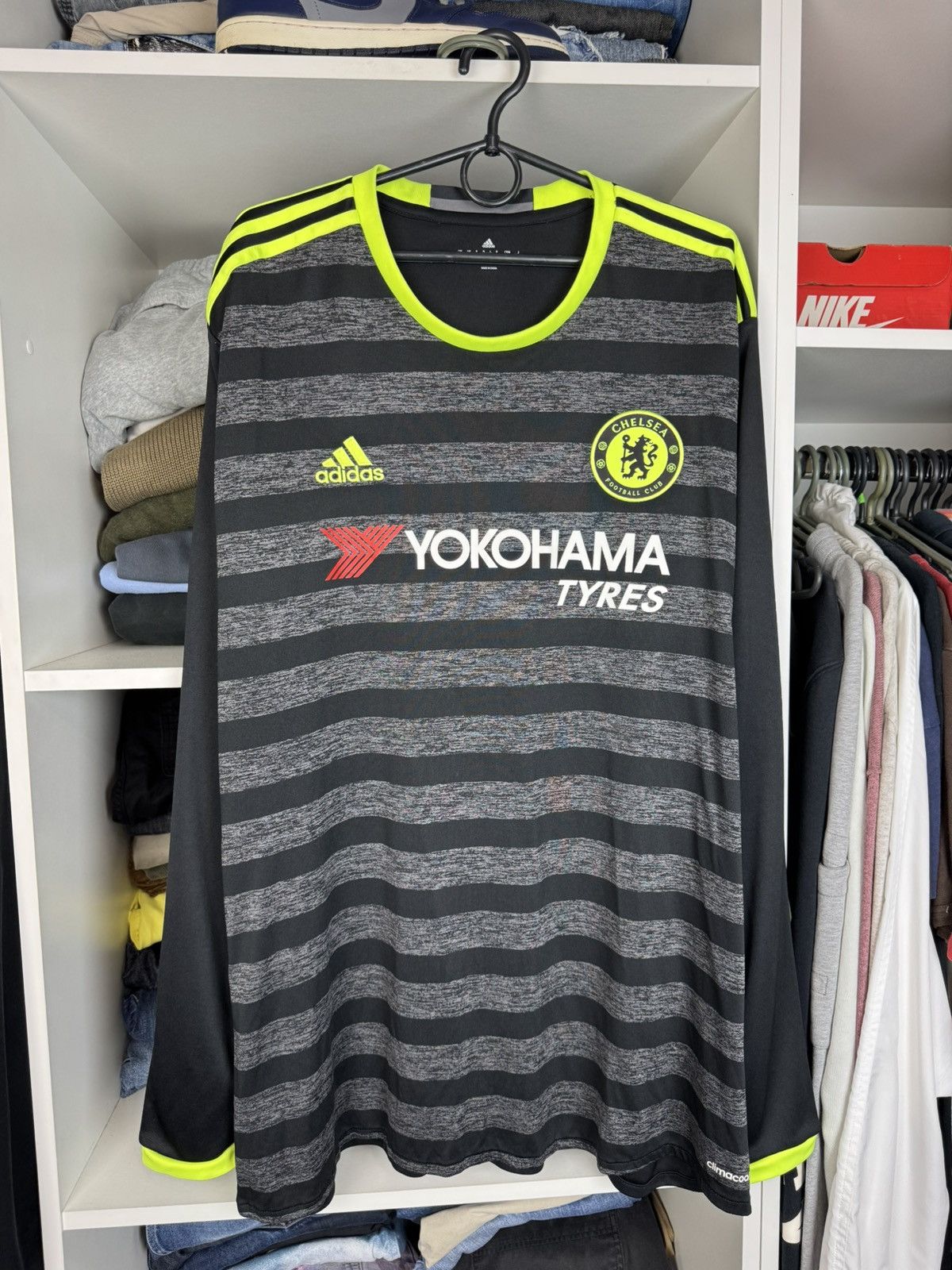 Adidas Adidas Chelsea FC 2016 2017 Away Jersey Long Sleeve Size 2XL Size US XXL / EU 58 / 5 - 1 Thumbnail
