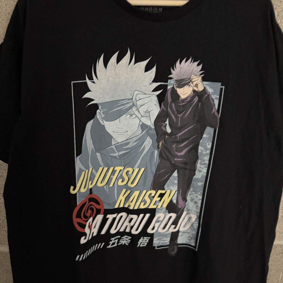 Other Jujutsu Kaisen Anime Satoru Gojo Black Tee Mens XXL Size US XXL / EU 58 / 5 - 3 Thumbnail
