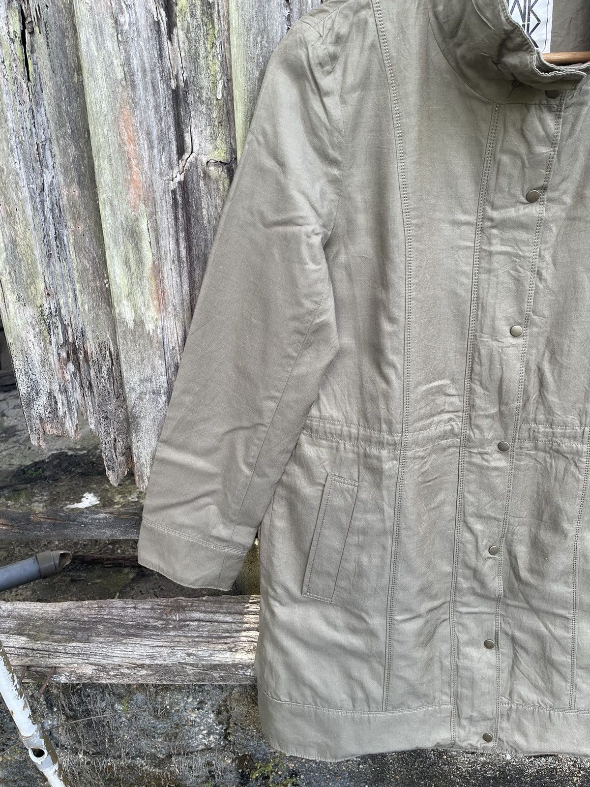 Designer Vintage Michel Klein WKMK Utility Coat Size M / US 6-8 / IT 42-44 - 4 Thumbnail