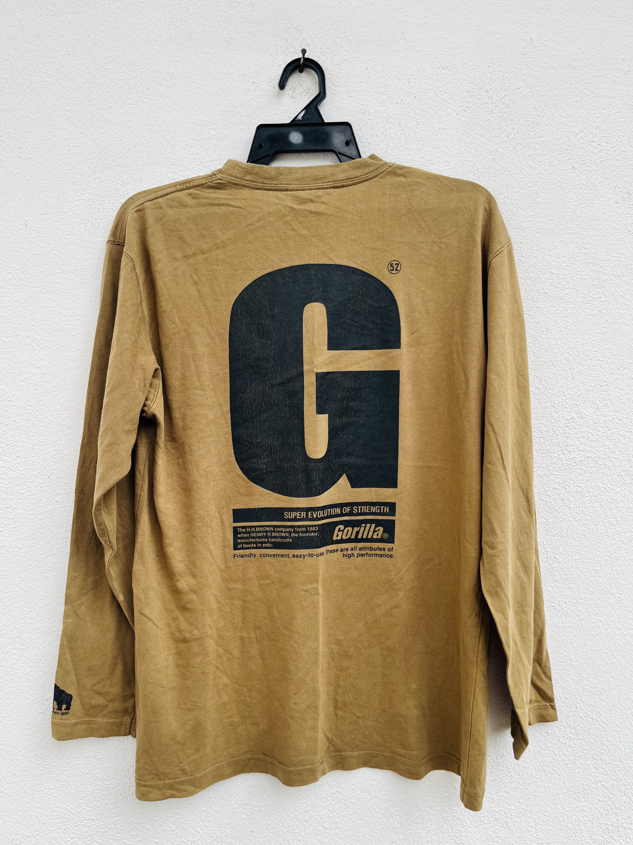 Japanese Brand Vintage Gorilla Hip Hop Designer Fashion Style Size US L / EU 52-54 / 3 - 2 Thumbnail