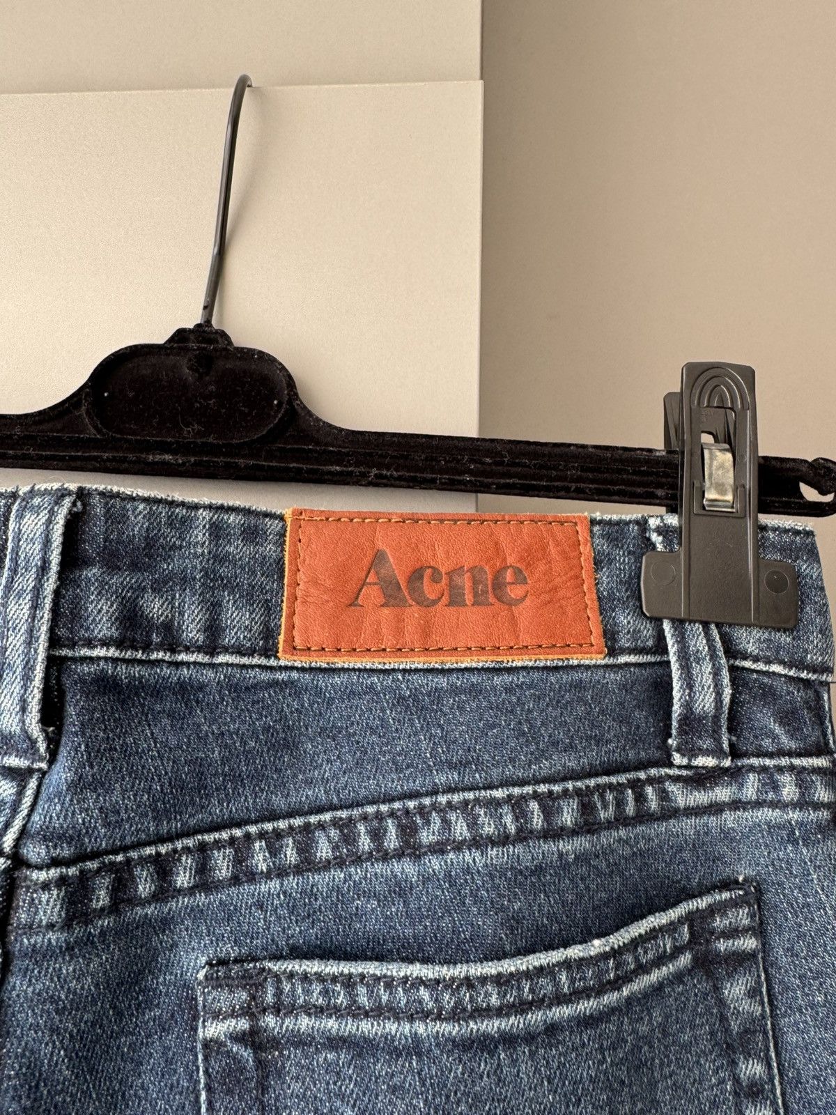 Acne Studios × Jean Acne AW10 Kex Slice Denim Collage Jeans Size 36 Low-Waist Size 25" / US 0 / IT 36 - 7 Thumbnail