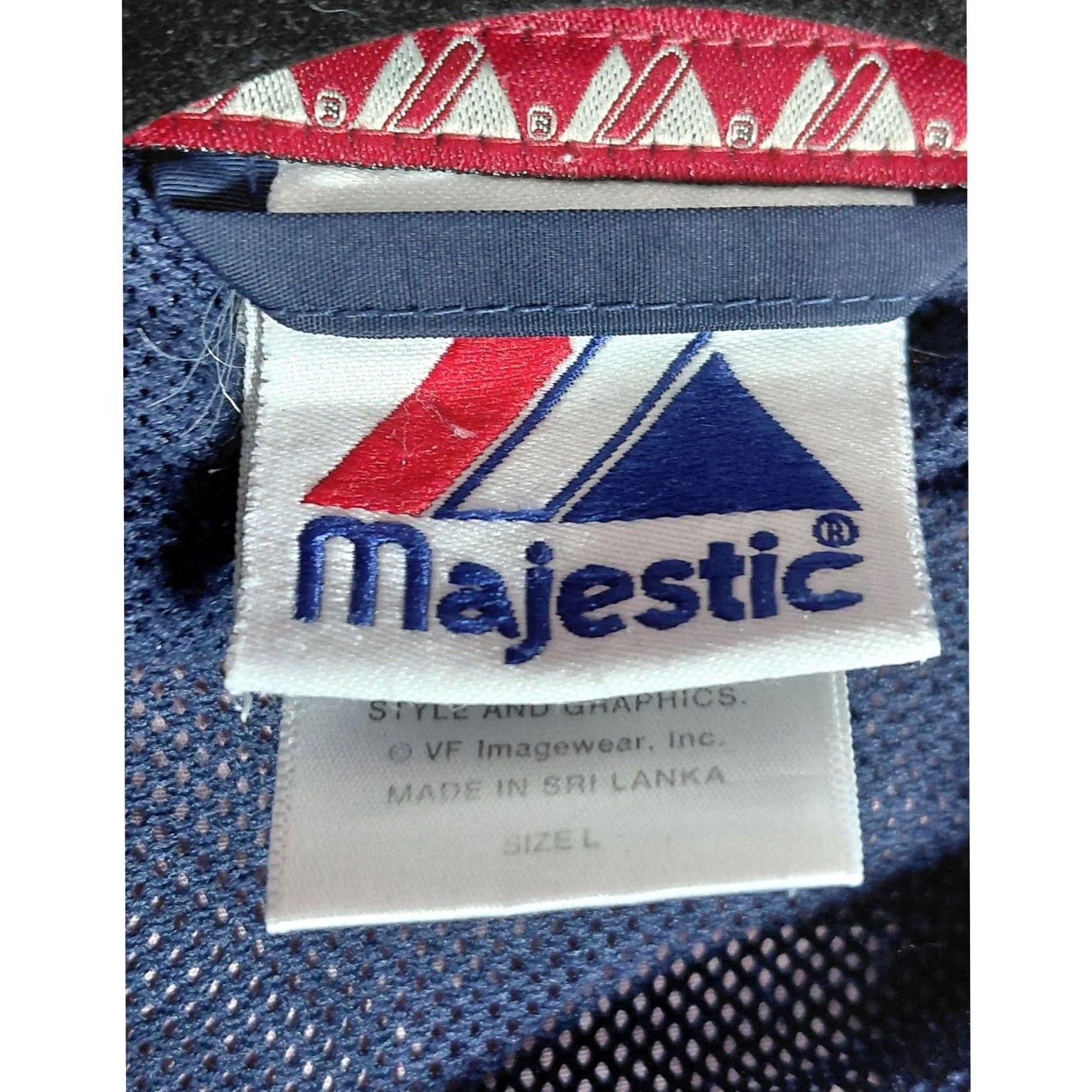 Vintage Majestic Jacket Men Size L Red Blue Nylon Long Sleeve Lining Size US L / EU 52-54 / 3 - 6 Thumbnail