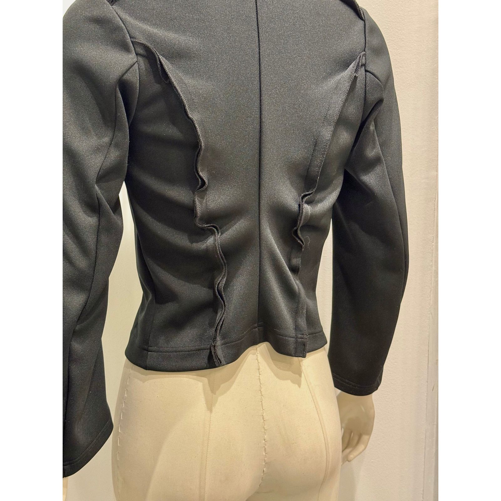 Comme des Garcons 2011 Comme des Garçons wavy seam biker jacket Size US M / EU 48-50 / 2 - 7 Thumbnail
