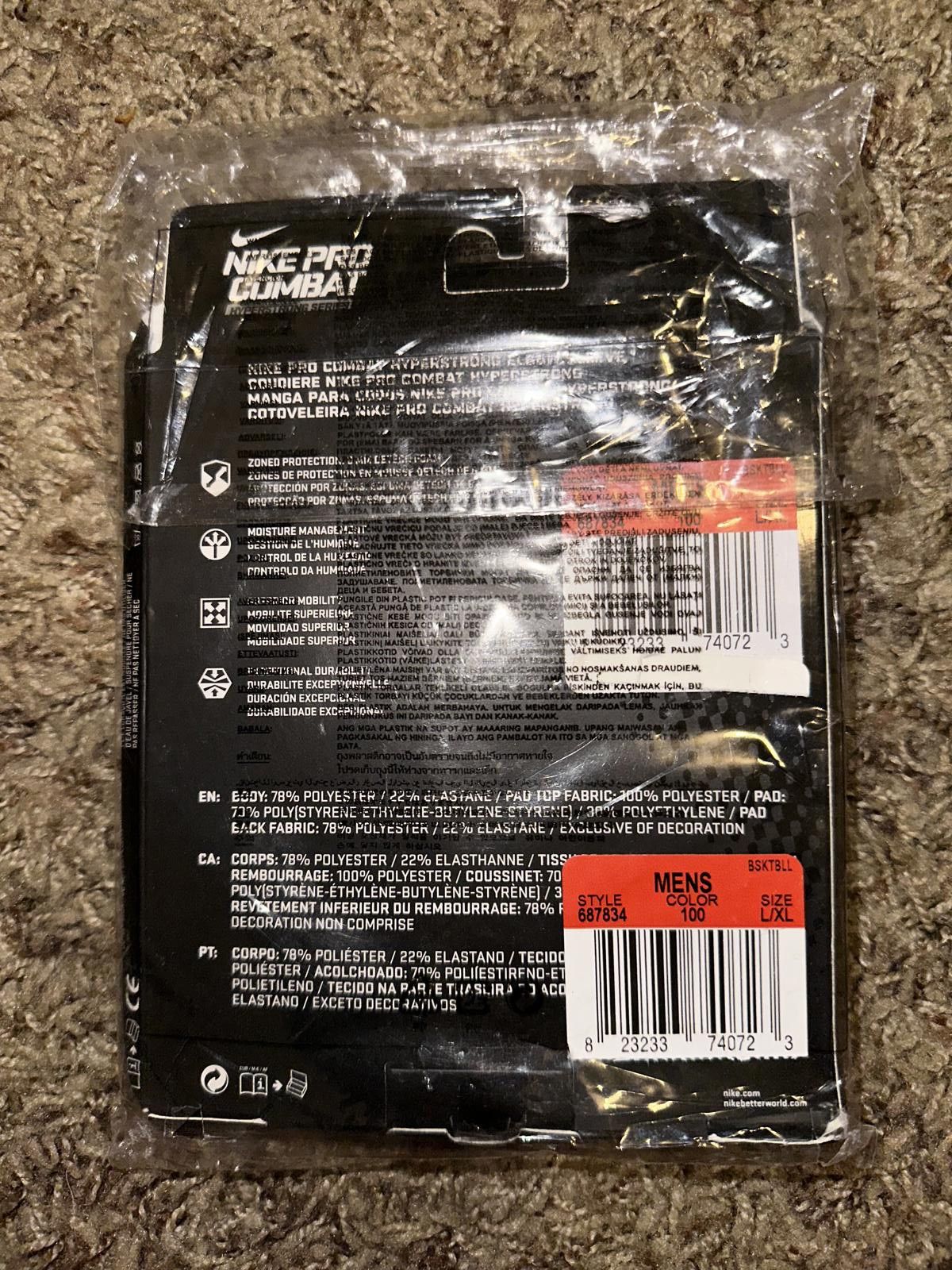 Nike Nike Pro Combat Hyperstrong Elbow Sleeve Size ONE SIZE - 11 Thumbnail