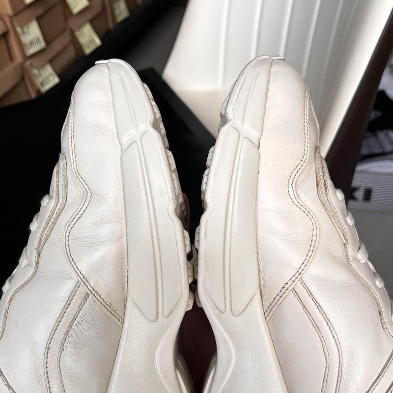 Gucci Gucci Rhyton Logo Cream Dad Sneakers - Size US 10.5 / EU 43-44 - 6 Thumbnail