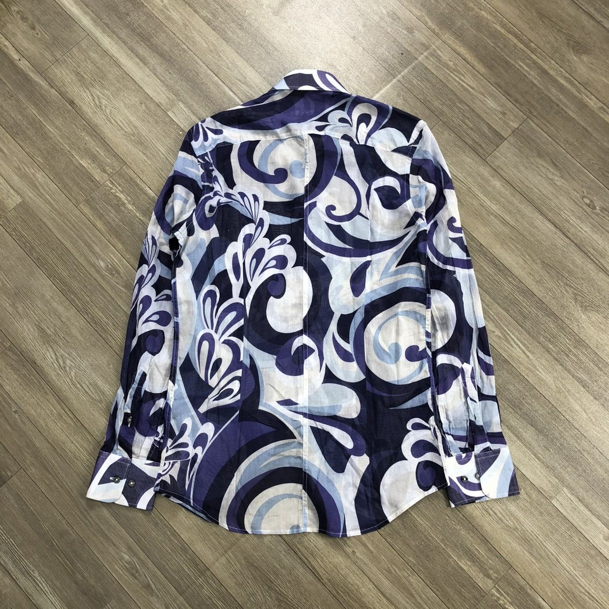 Dolce & Gabbana × Vintage Vintage Dolce & Cabbana Martini Silk Abstract Button Up Size M / US 6-8 / IT 42-44 - 13 Thumbnail