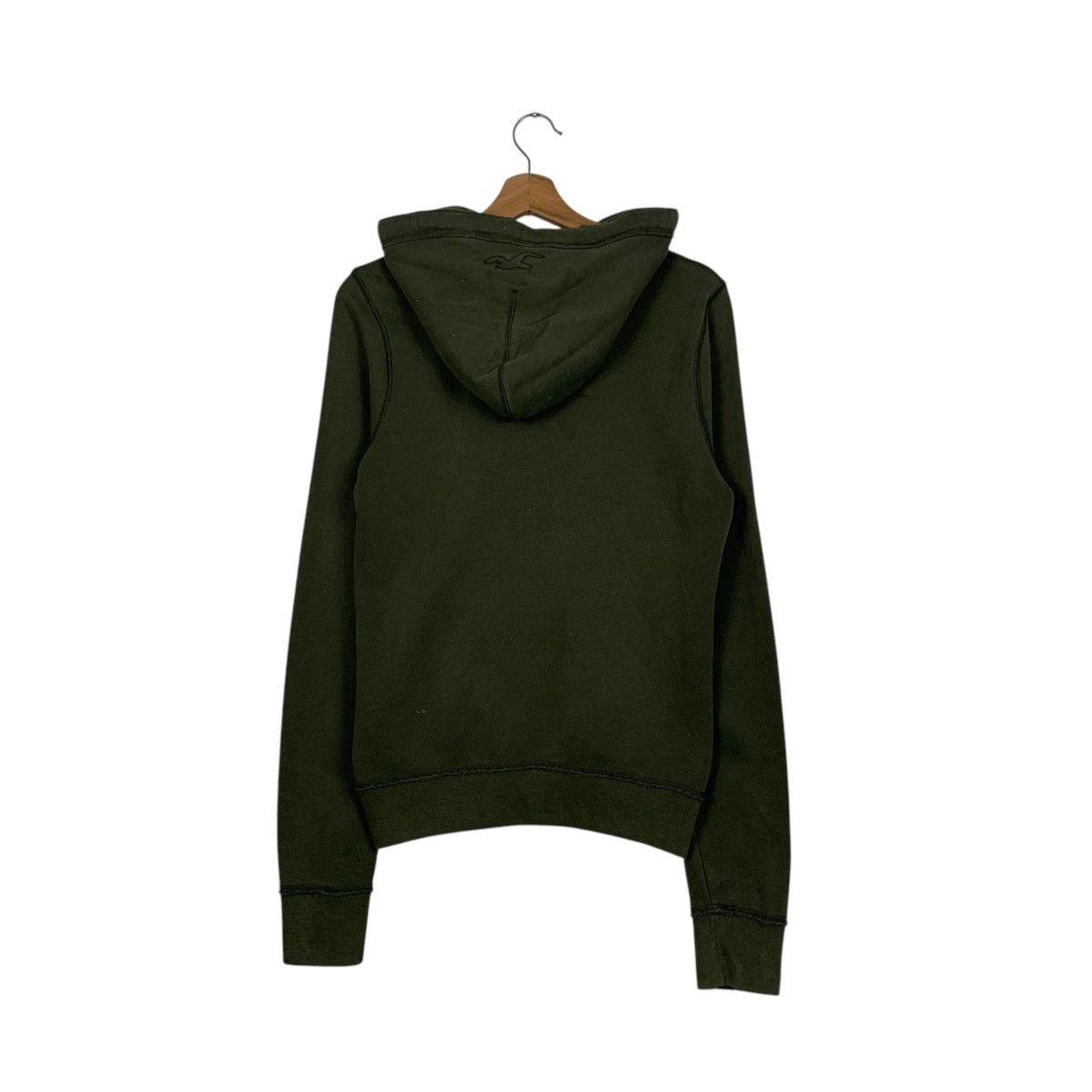 Hollister HOLLISTER Green Zipper Hoodies Sweatshirt #1988-C86 Size L / US 10 / IT 46 - 7 Thumbnail