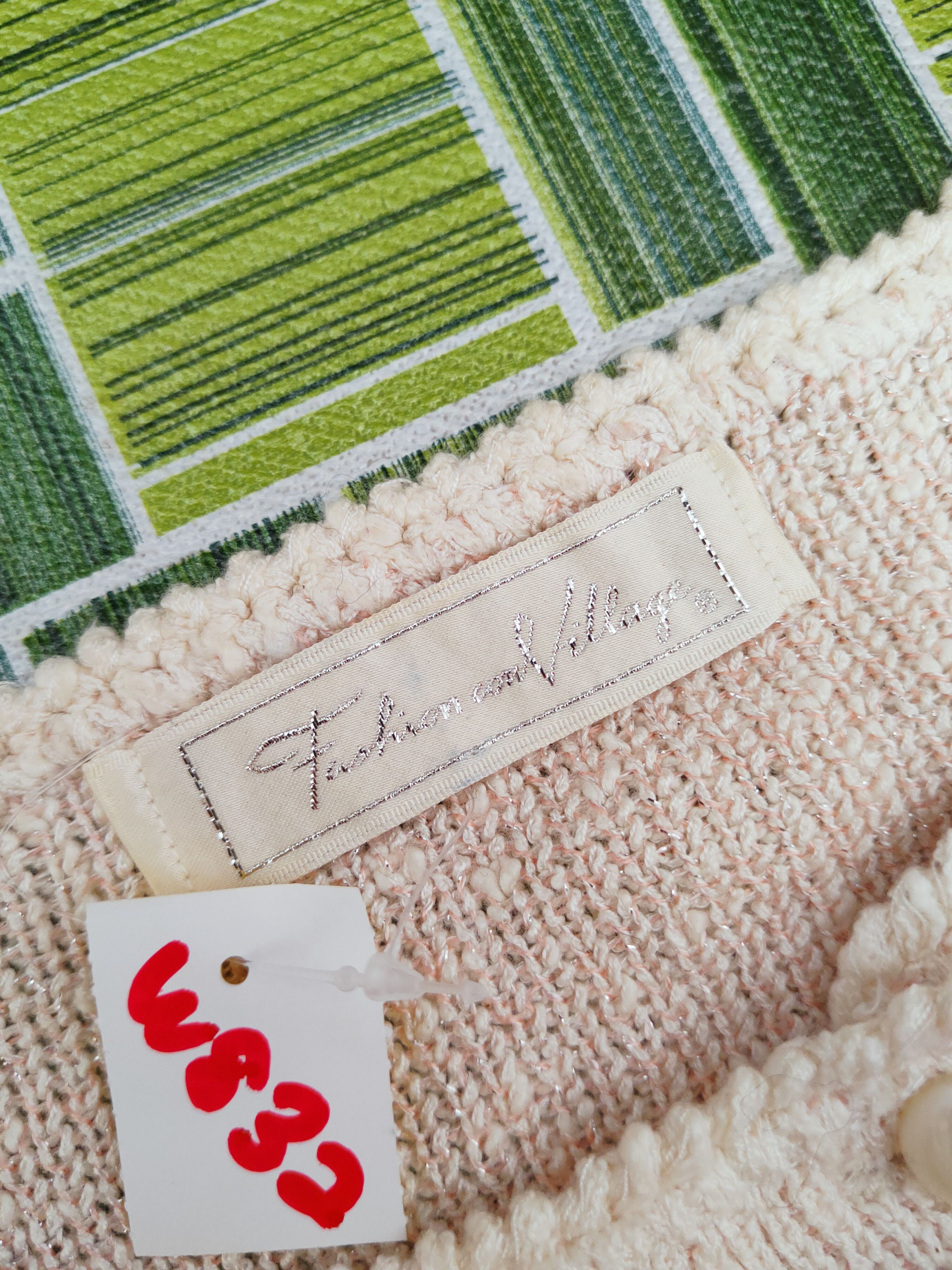 Homespun Knitwear × Japanese Brand Fashion and Village Cream Knitwear Cardigan #W832 Size M / US 6-8 / IT 42-44 - 11 Thumbnail