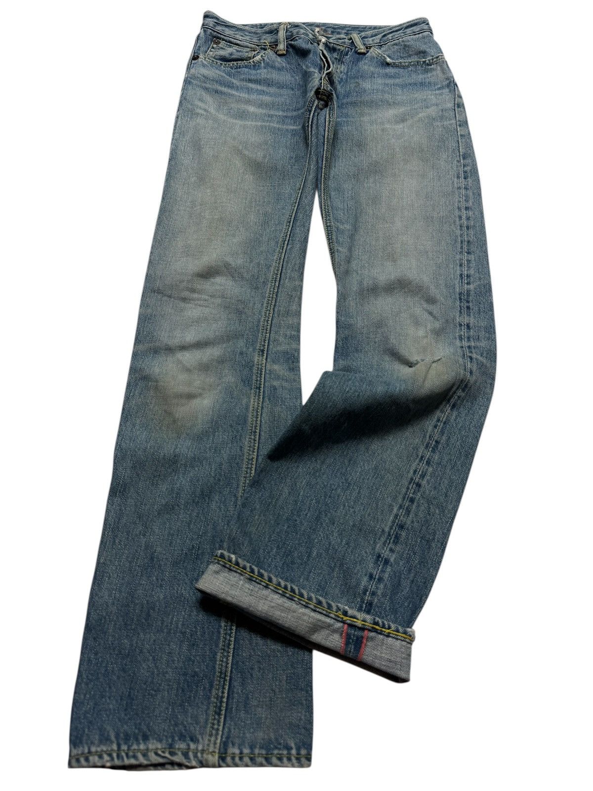 💥SELVEDGE💥90's KATOTOGI MADE IN JAPAN FADED SELVEDGE FLARED