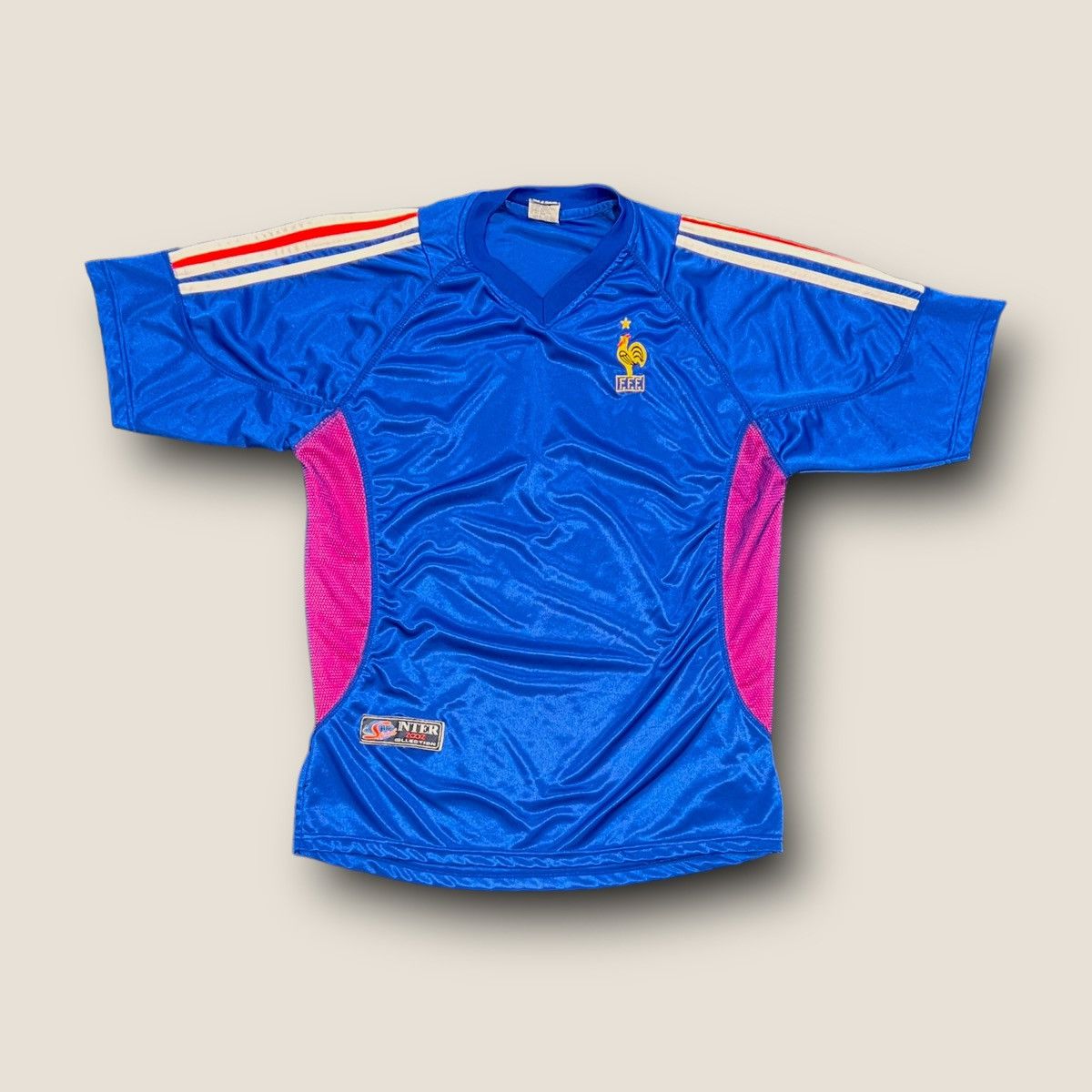 Adidas & France (FFF) Official Vintage Home Soccer Jersey
