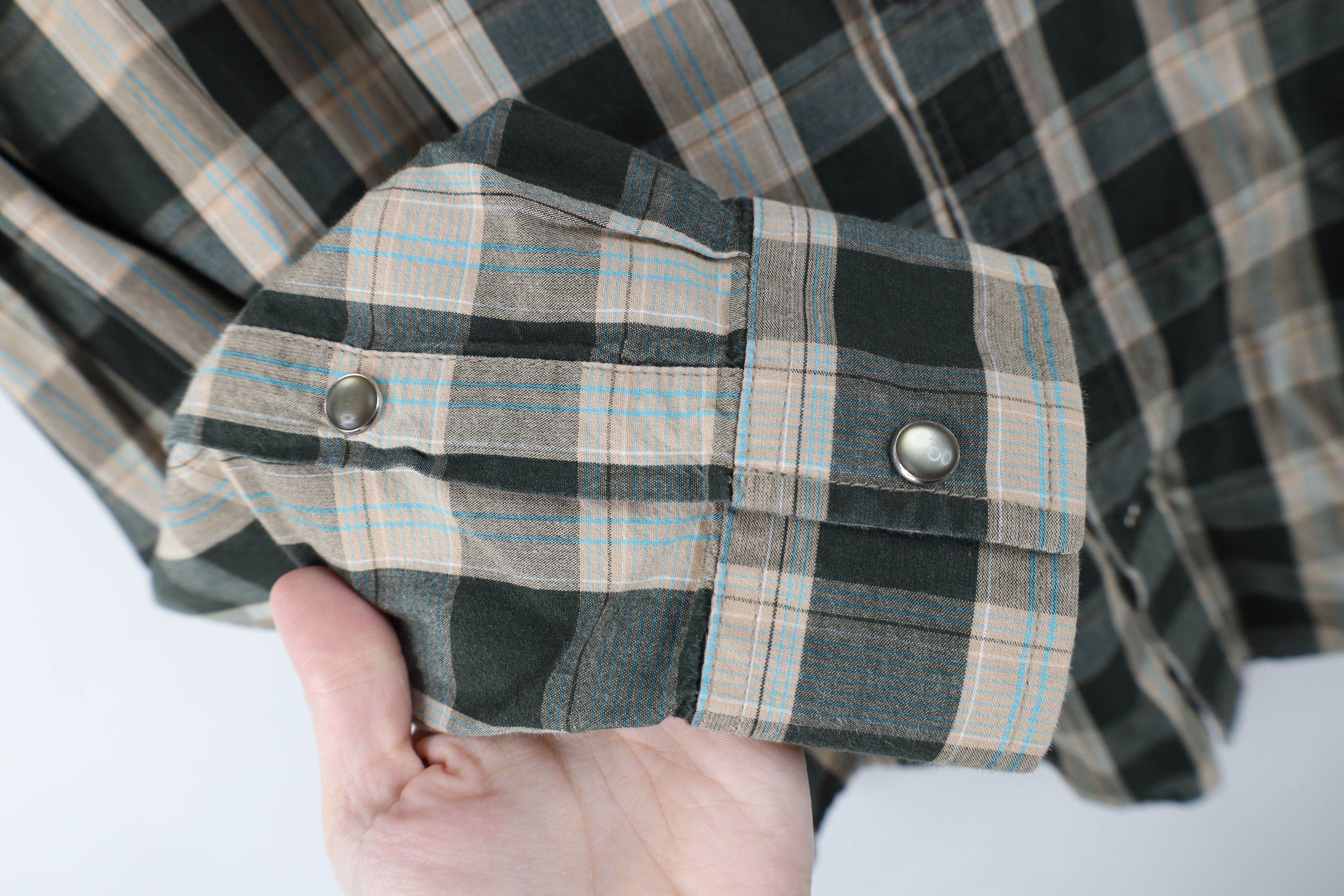 Prana × Vintage prAna Breathe Western Rodeo Snap Button Collared Shirt Plaid Size US M / EU 48-50 / 2 - 7 Thumbnail