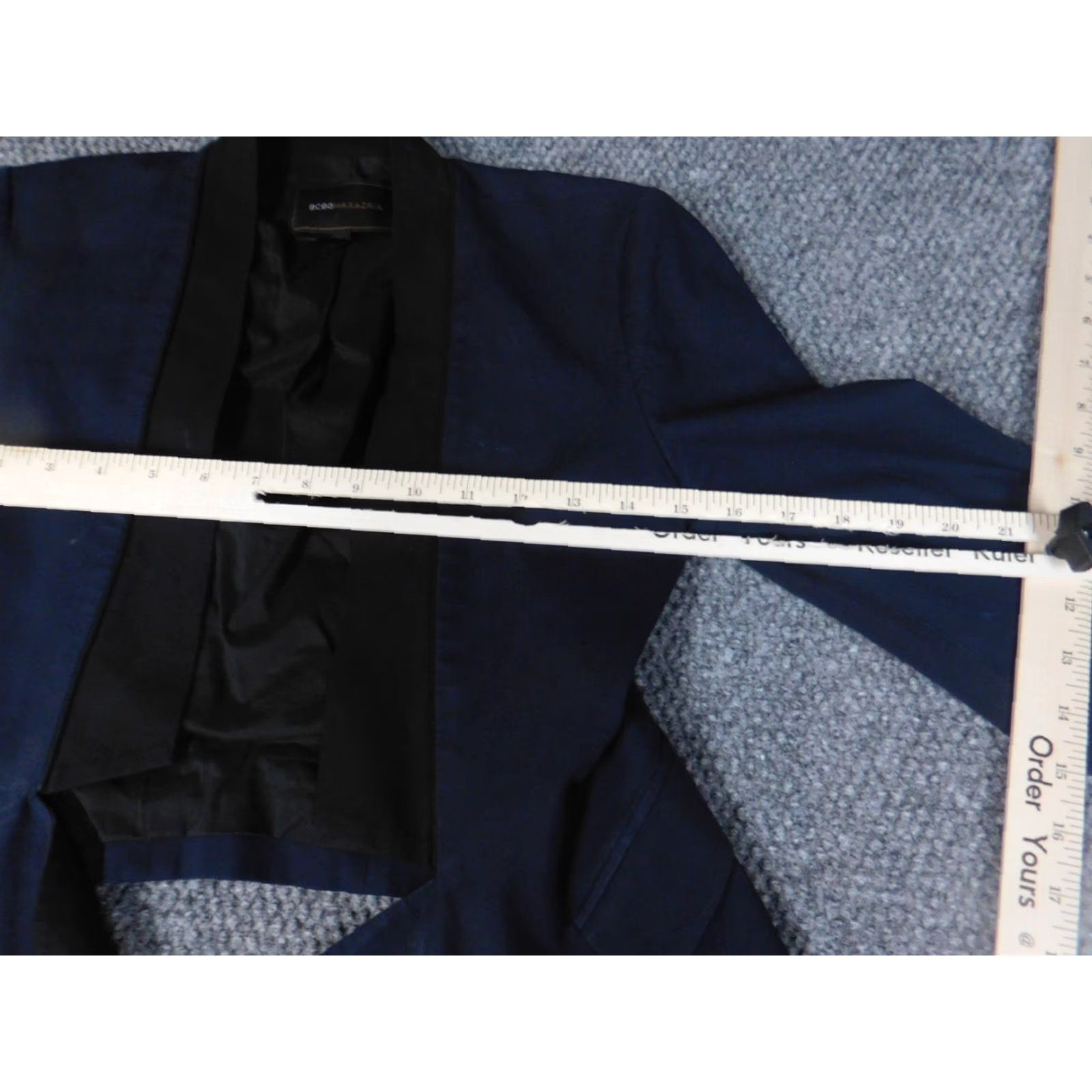 Bcbgmaxazria BCBGMaxazria Womens Jacket 2XS XXS Blue Open Size XXS / US 00 / IT 34 - 7 Thumbnail