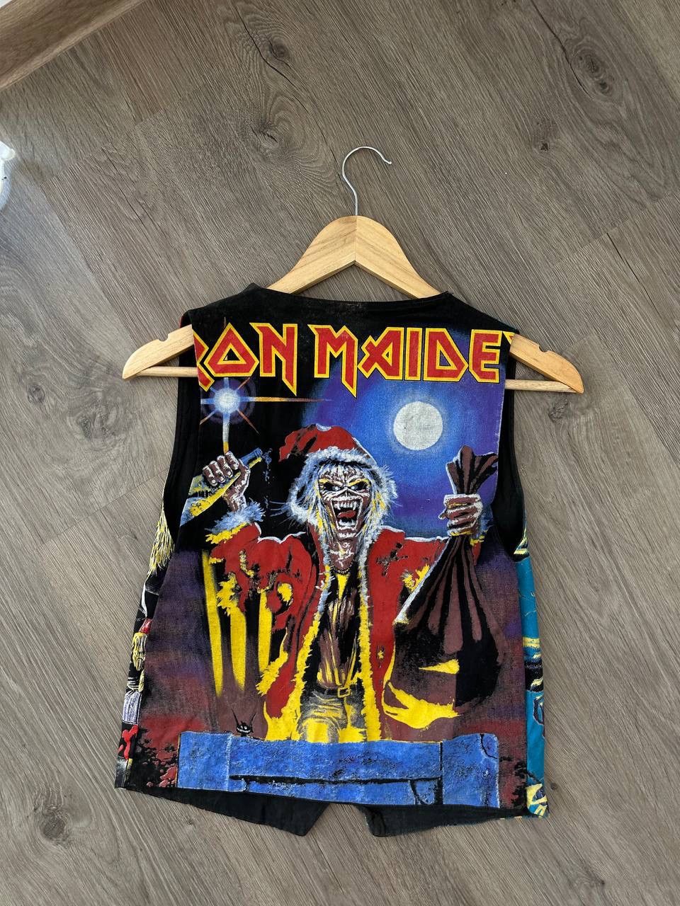 Iron Maiden × Vintage Vintage Iron Maiden 90’s Rare Printed West Jacket Size US M / EU 48-50 / 2 - 2 Thumbnail