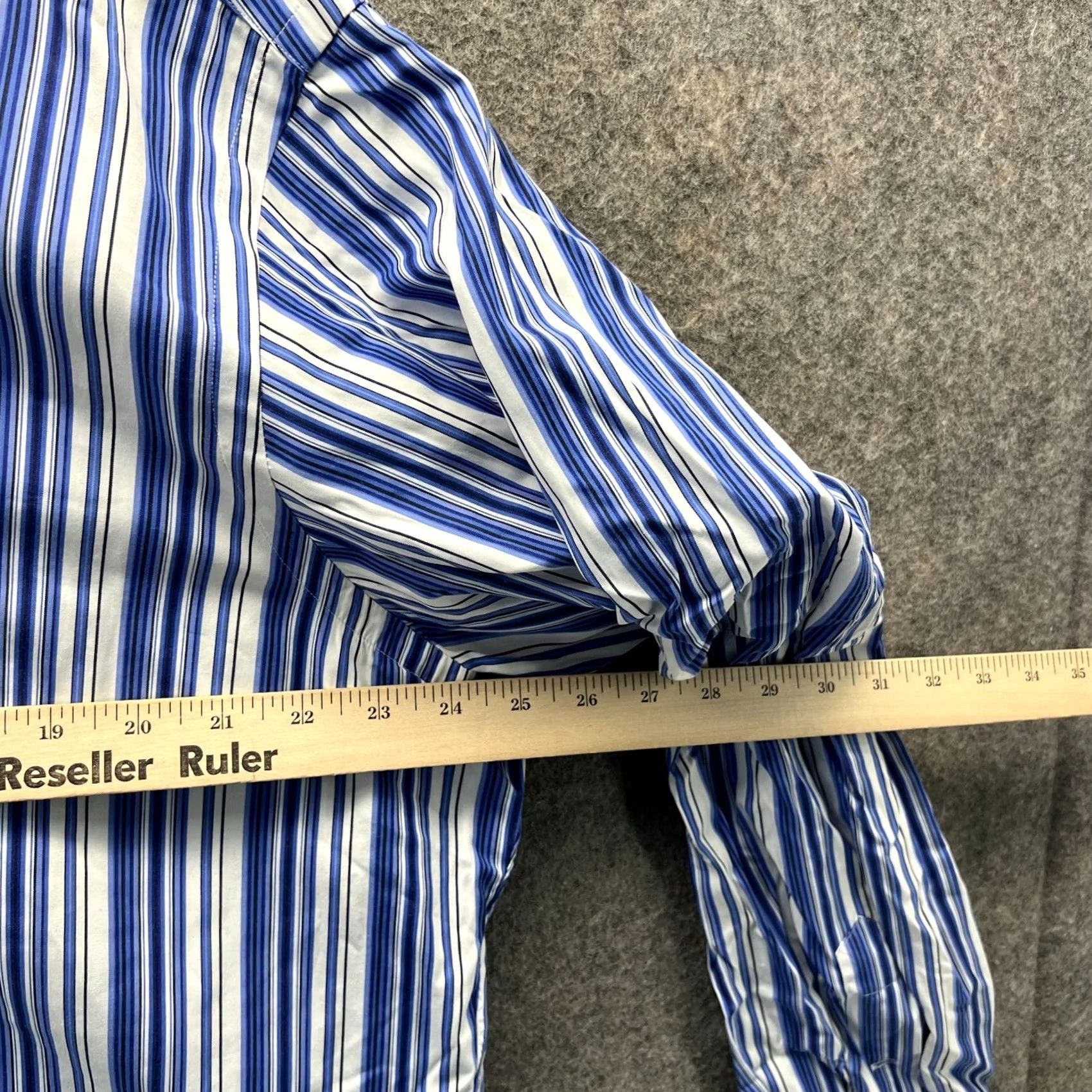 Polo Ralph Lauren VINTAGE Ralph Lauren Shirt Men XL Blue Button-Down Striped Oxford Plaid Polo Ralph Lauren Button-Up Collared Long Sleeve All Seasons Size US XL / EU 56 / 4 - 5 Thumbnail