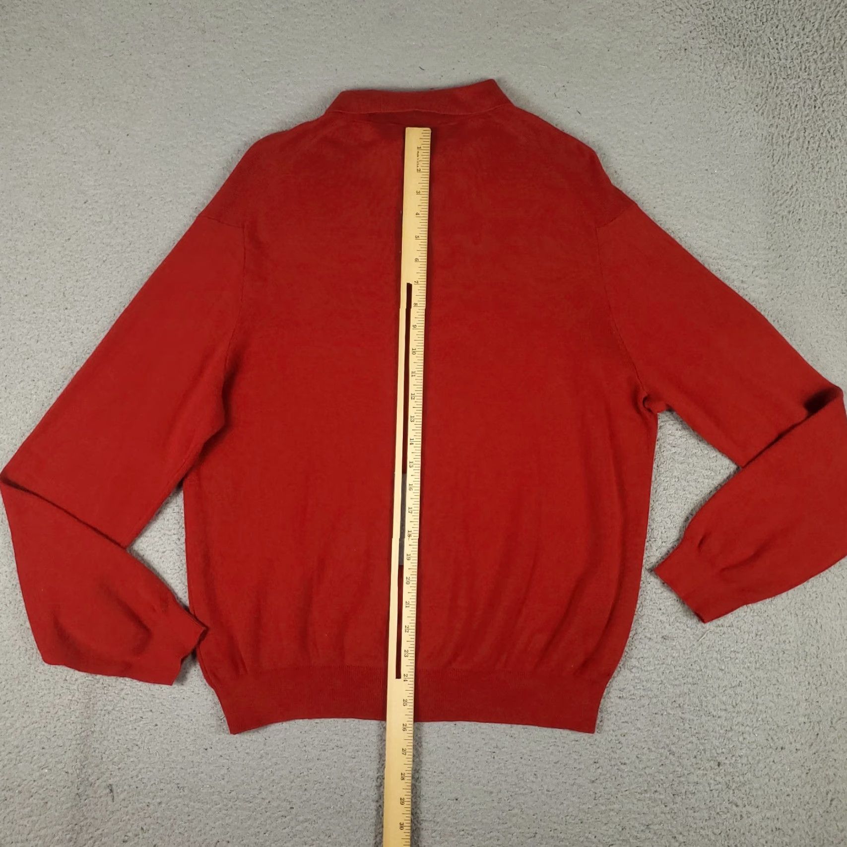 Ralph Lauren VINTAGE Ralph Lauren Sweater Pullover Mens XL Red Wool Cotton All Seasons Classic Size US XL / EU 56 / 4 - 5 Thumbnail