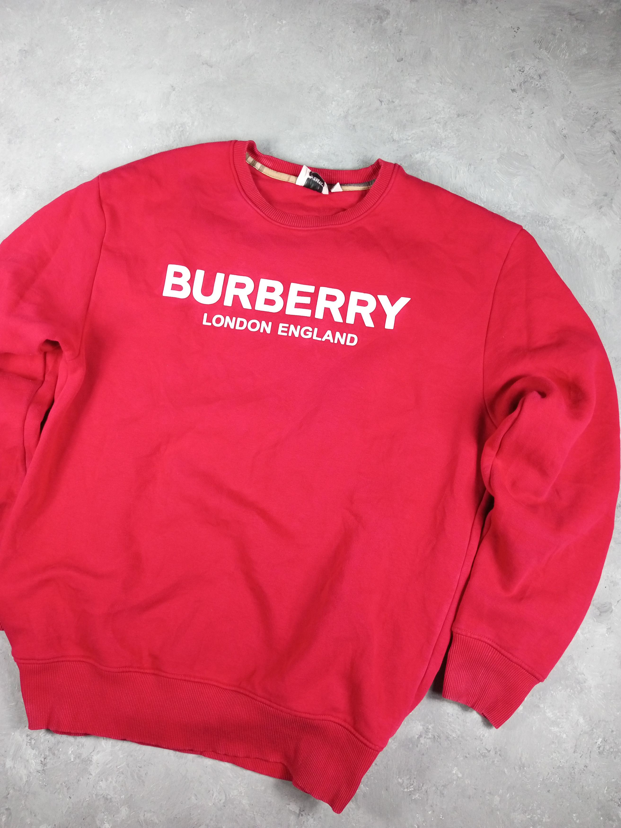 Burberry Vintage Faded Red Burberry Sweater Size US XXL / EU 58 / 5 - 2 Thumbnail
