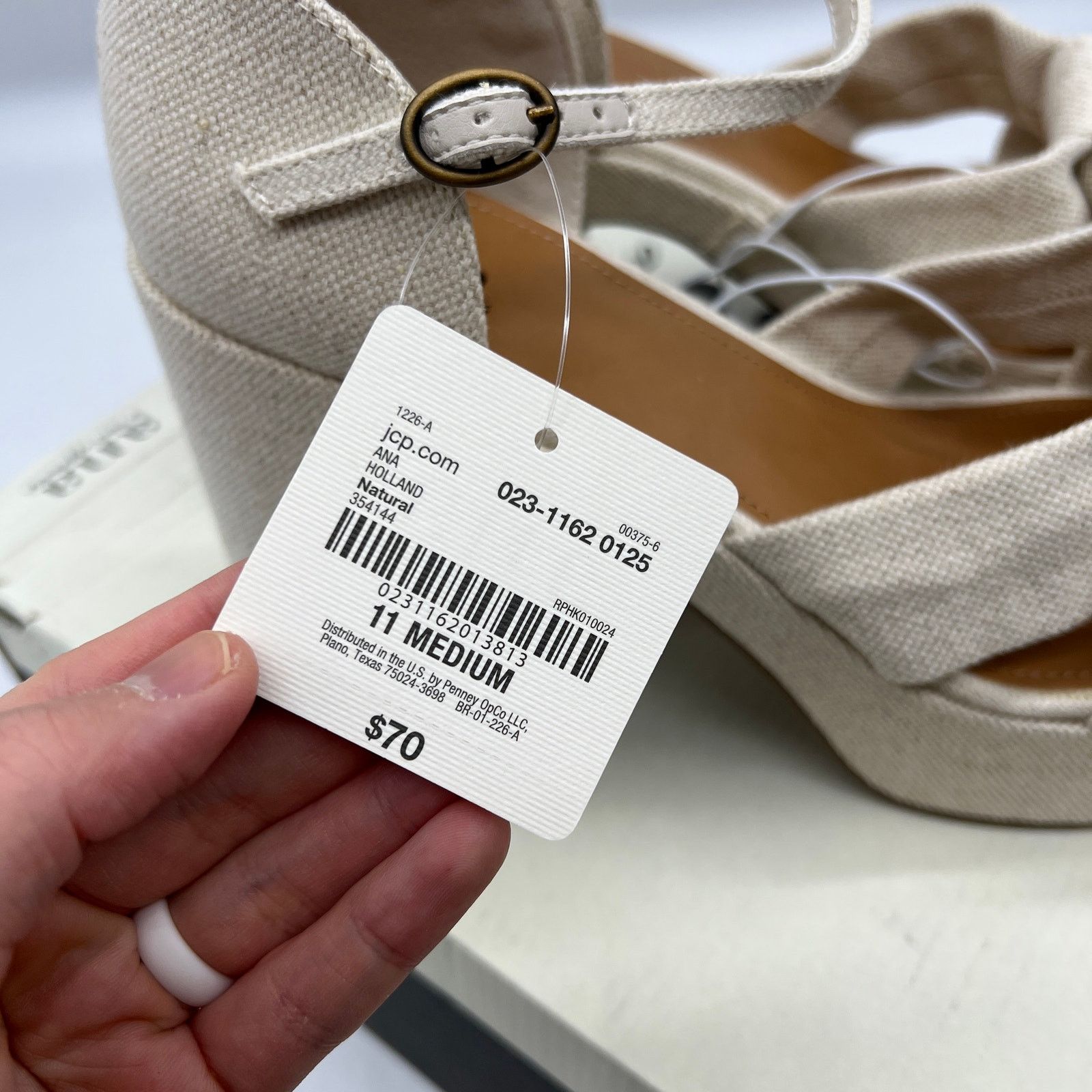 Other Women Block Shoes Platform Flat Wedge Casual Open Toe Size US 11 / IT 41 - 5 Thumbnail