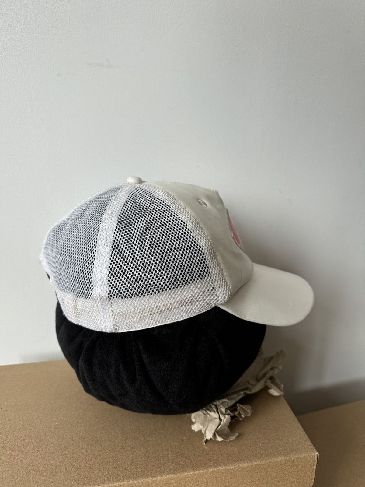Vintage × Von Dutch Rare Vintage Von Dutch Leather Trucker Cap Hat Size ONE SIZE - 6 Thumbnail