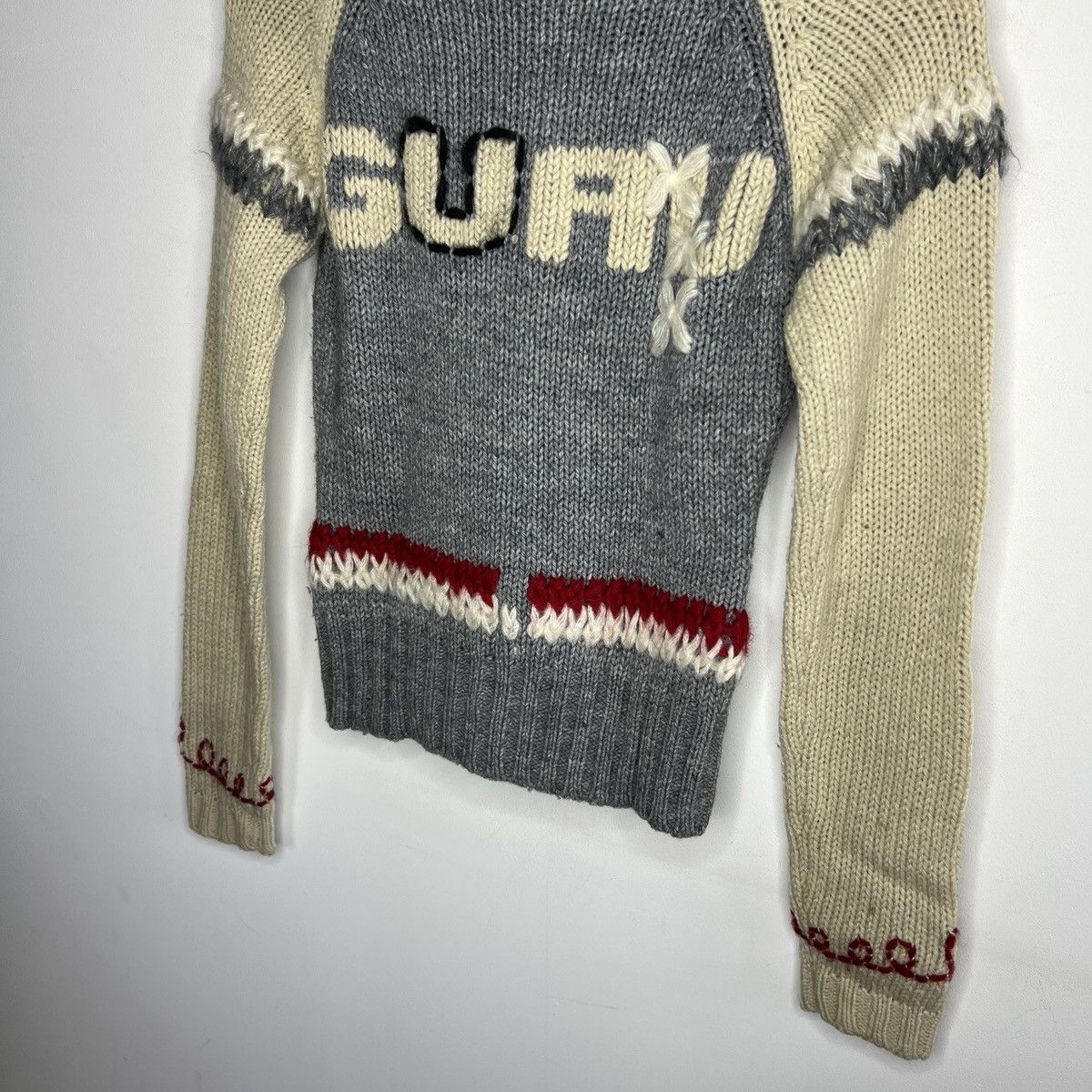 Affliction Vintage Y2K Opium Grunge Heavy Chunky Guru Knit Sweater 90s Size S / US 4 / IT 40 - 8 Thumbnail