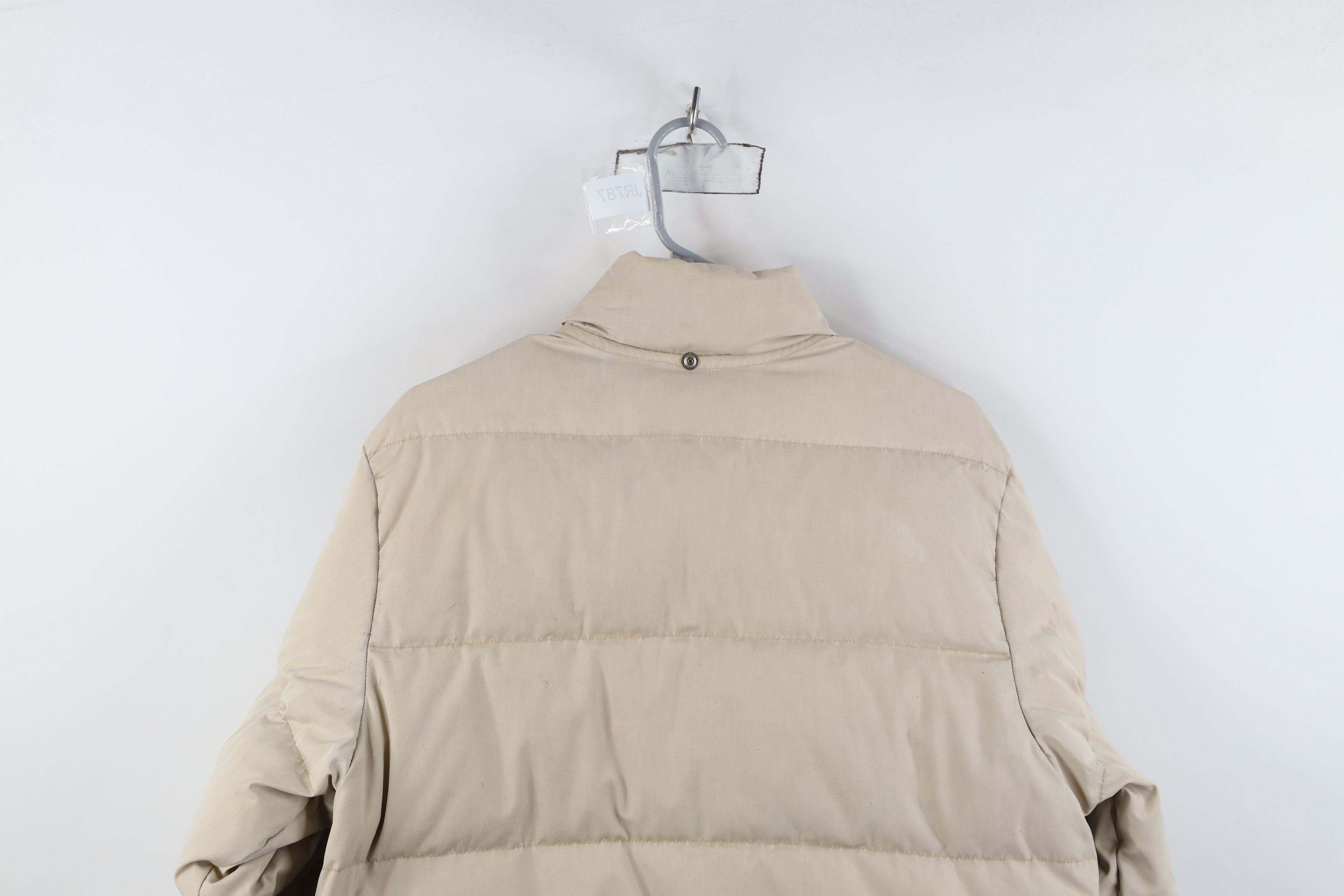 Vintage Vintage 70s Streetwear Duck Down Puffer Jacket Beige USA Size US M / EU 48-50 / 2 - 14 Thumbnail