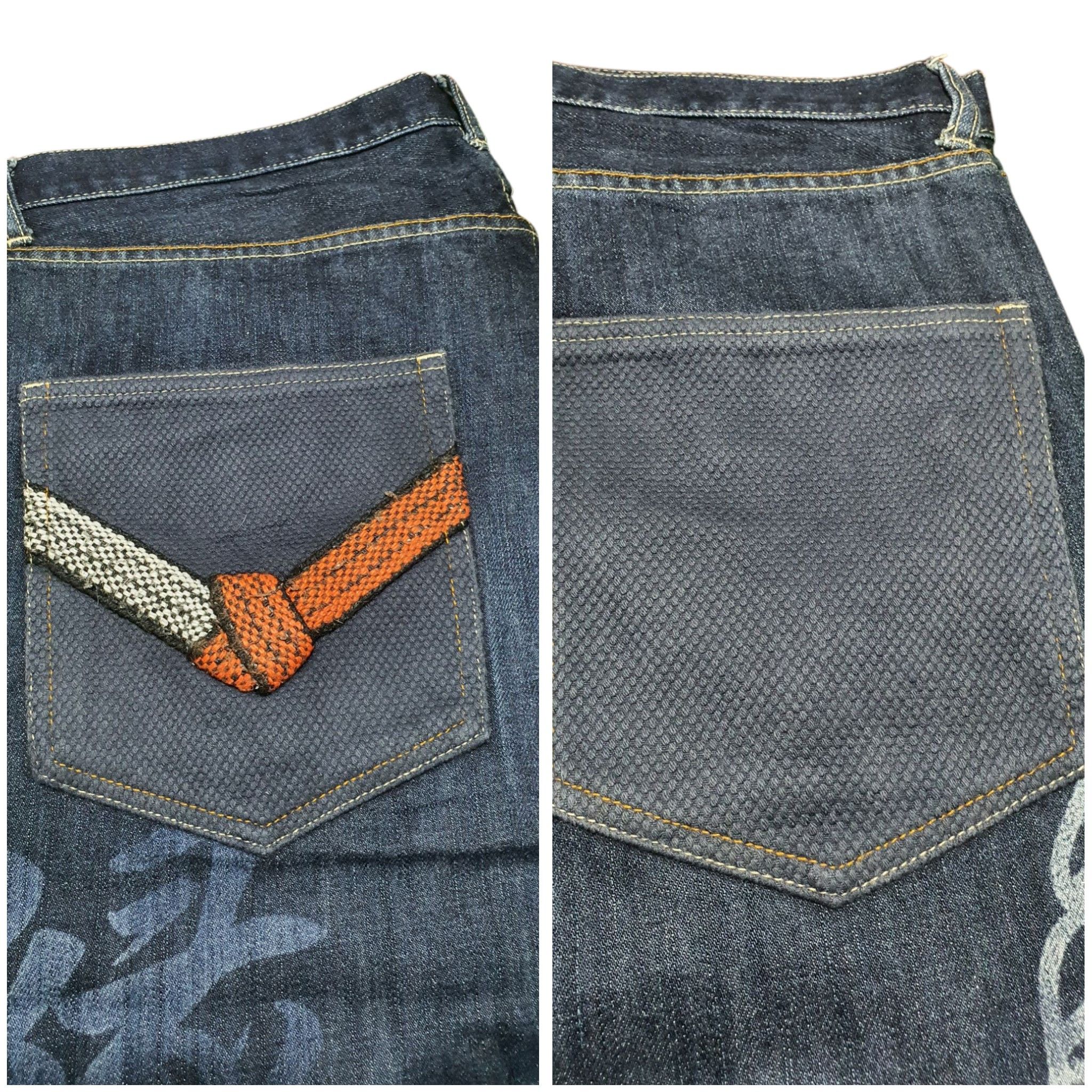 Japanese Brand THIEF DIARY 34”/38” DESIGNER JEANS Size US 34 / EU 50 - 5 Thumbnail