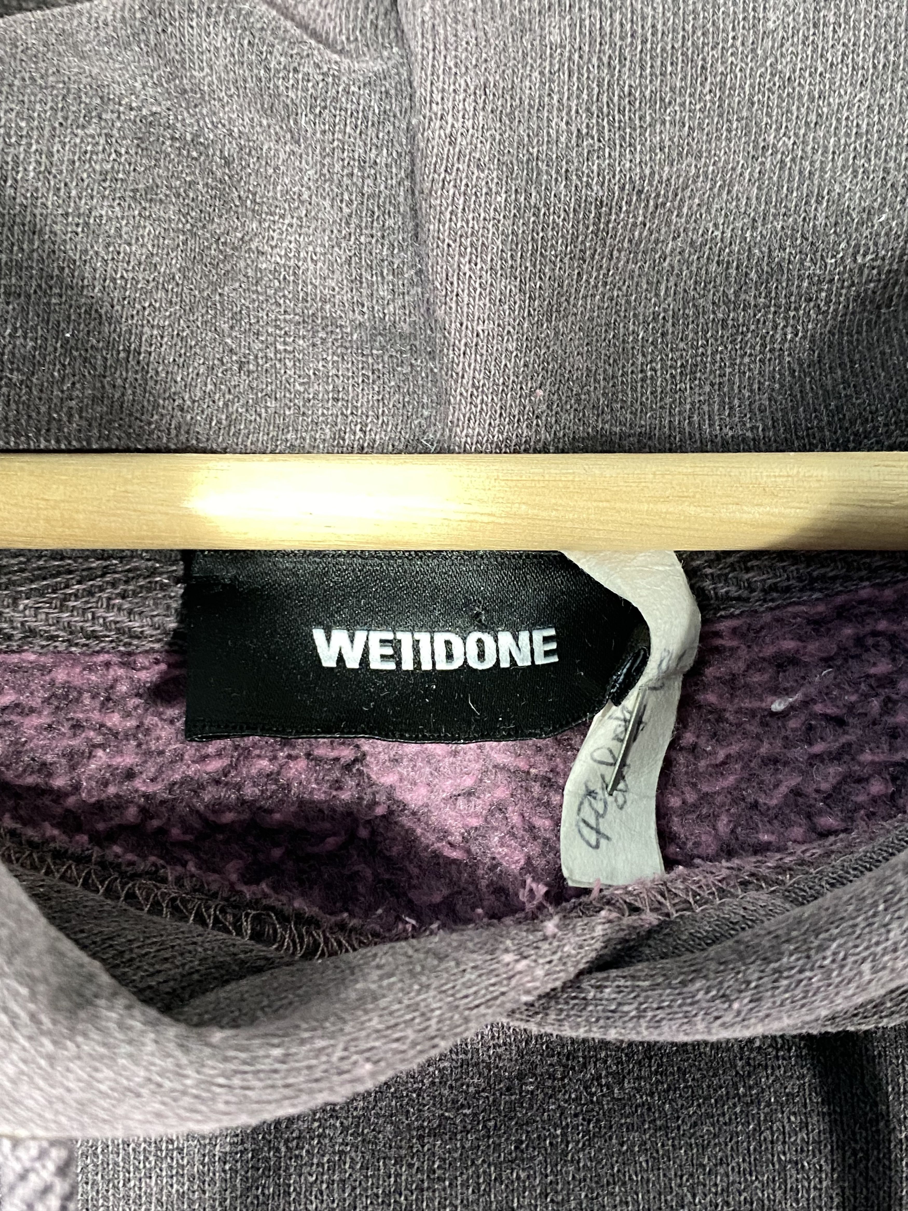 WE11DONE WE11DONE Teddy Bear Graphic Pullover Oversized Hoodie Size M Size US M / EU 48-50 / 2 - 5 Thumbnail