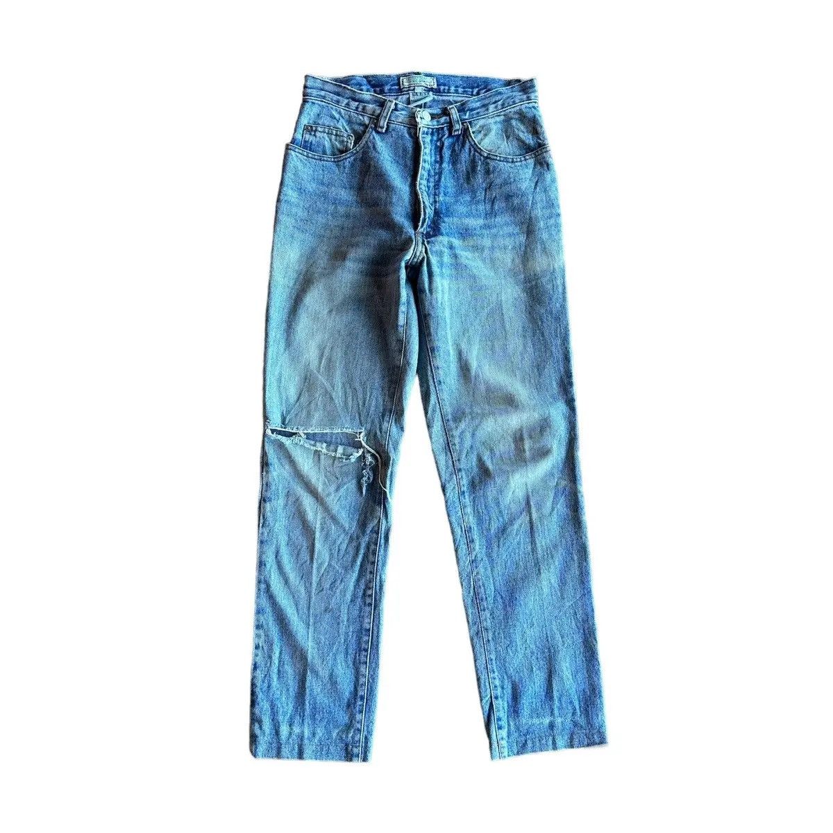 Vintage Distressed Denim🔥Vintage GUESS Jean Made In U.S.A Pants W27 Size US 27 - 1 Thumbnail