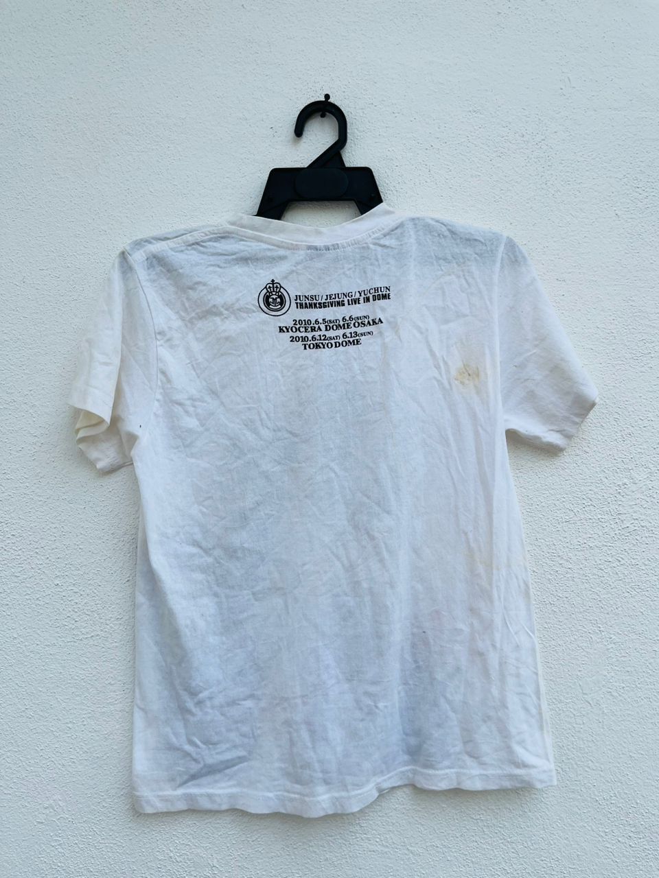 Band Tees × Vintage Vintage Junsu Jejung Japanese Famous Artist White Shirt Size US S / EU 44-46 / 1 - 2 Thumbnail