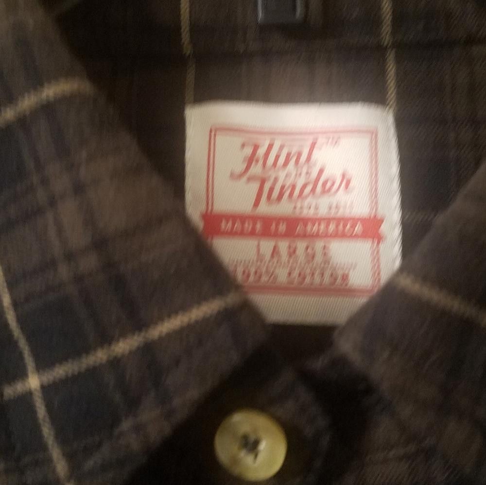 Flint And Tinder Flint and Tinder Men's Black Plaid Shirt Large Size US L / EU 52-54 / 3 - 2 Thumbnail